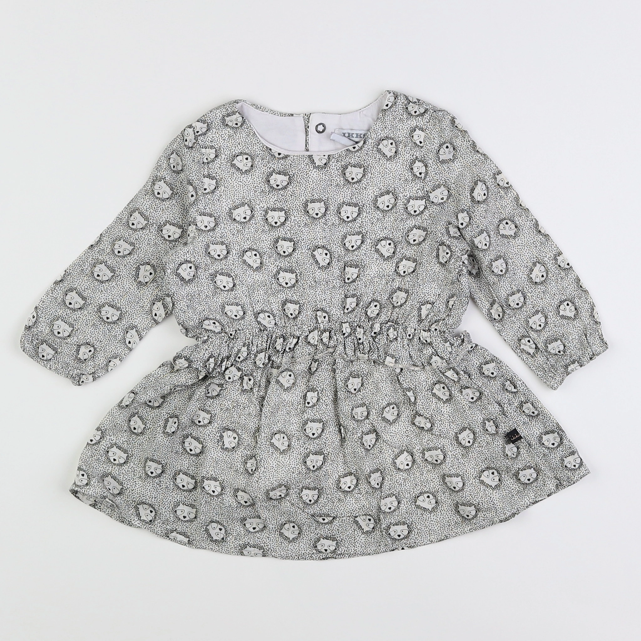 IKKS - robe gris - 6 mois