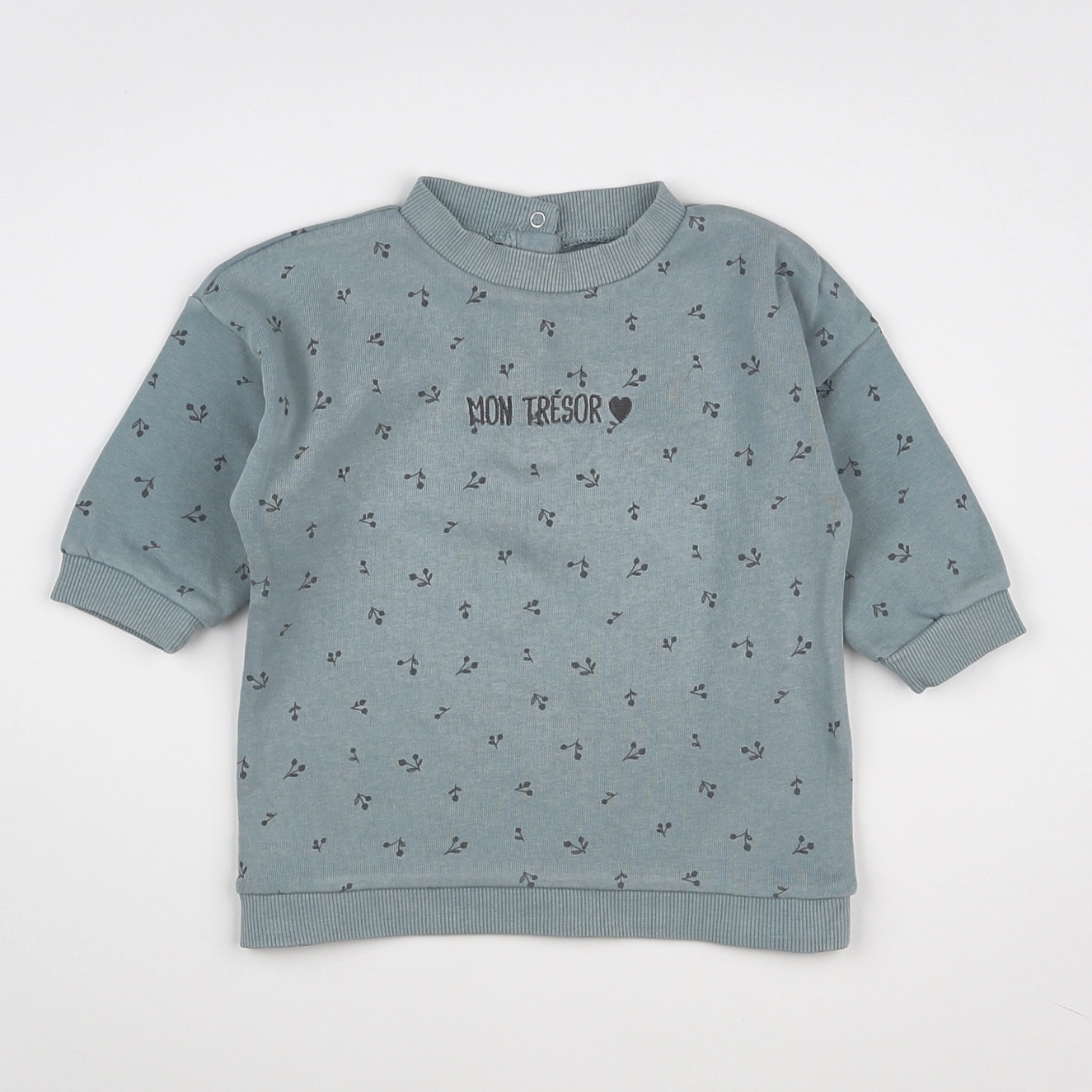 Vertbaudet - robe bleu - 9 mois
