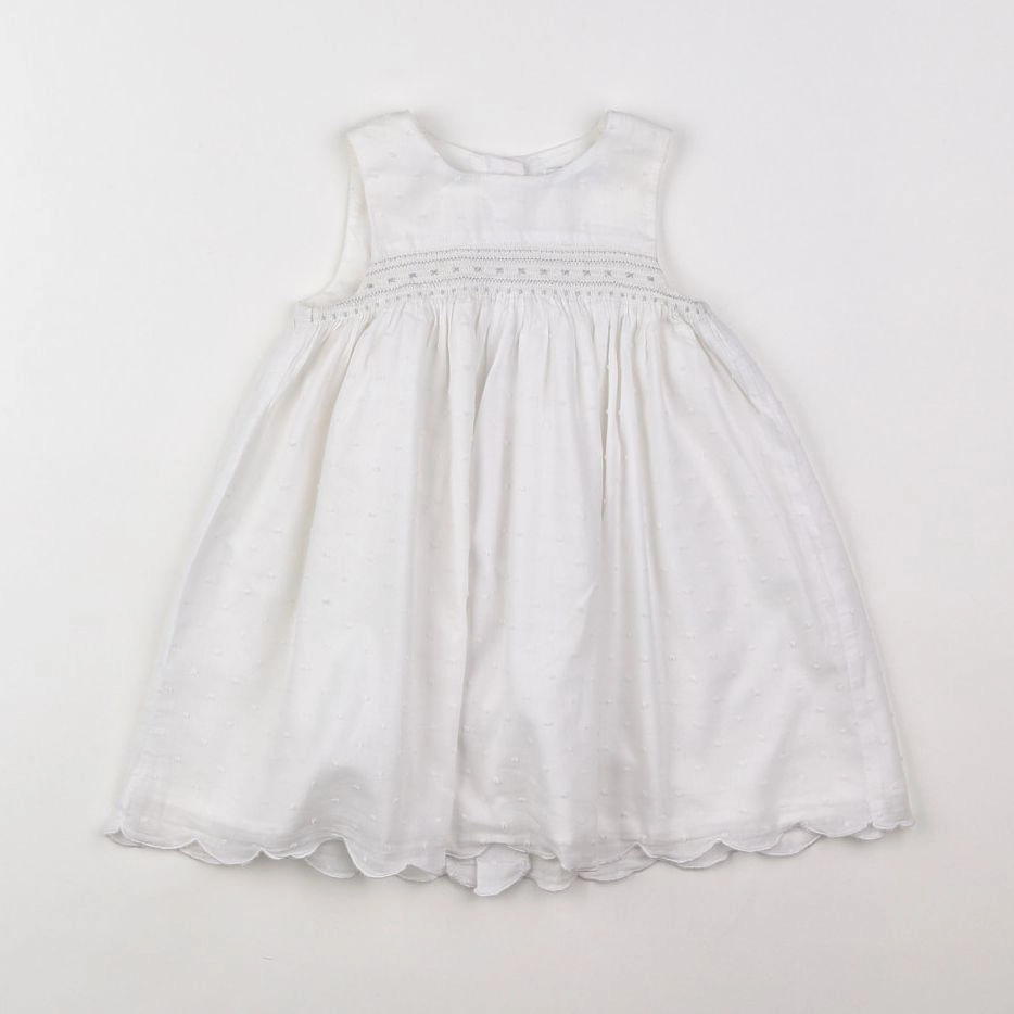 Vertbaudet - robe blanc - 18 mois