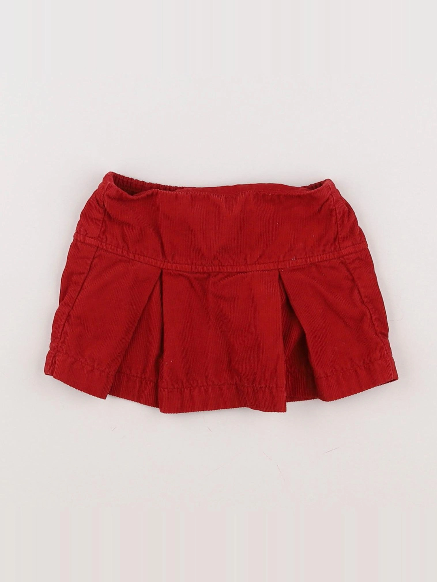 Benetton - jupe rouge - 6/9 mois