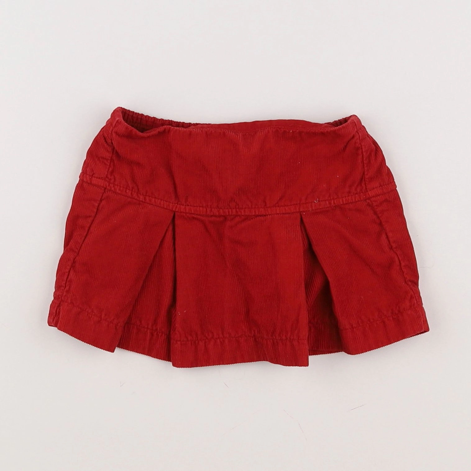 Benetton - jupe rouge - 6/9 mois