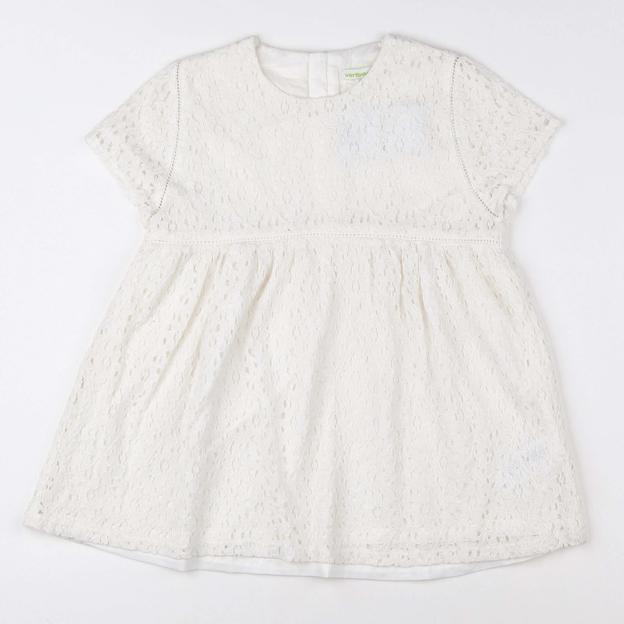 Vertbaudet - blouse beige - 10 ans