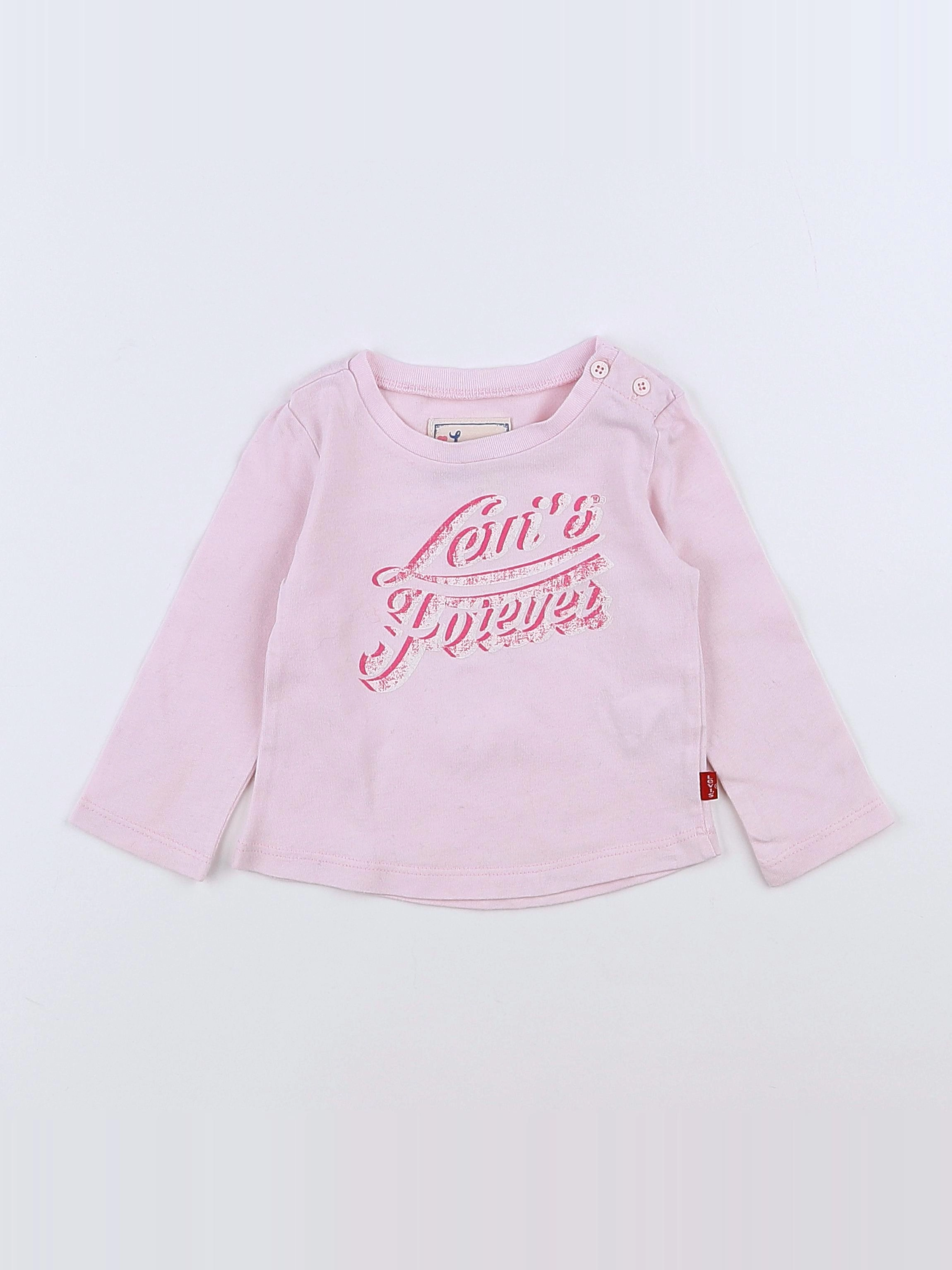Levi's - tee-shirt rose - 12 mois
