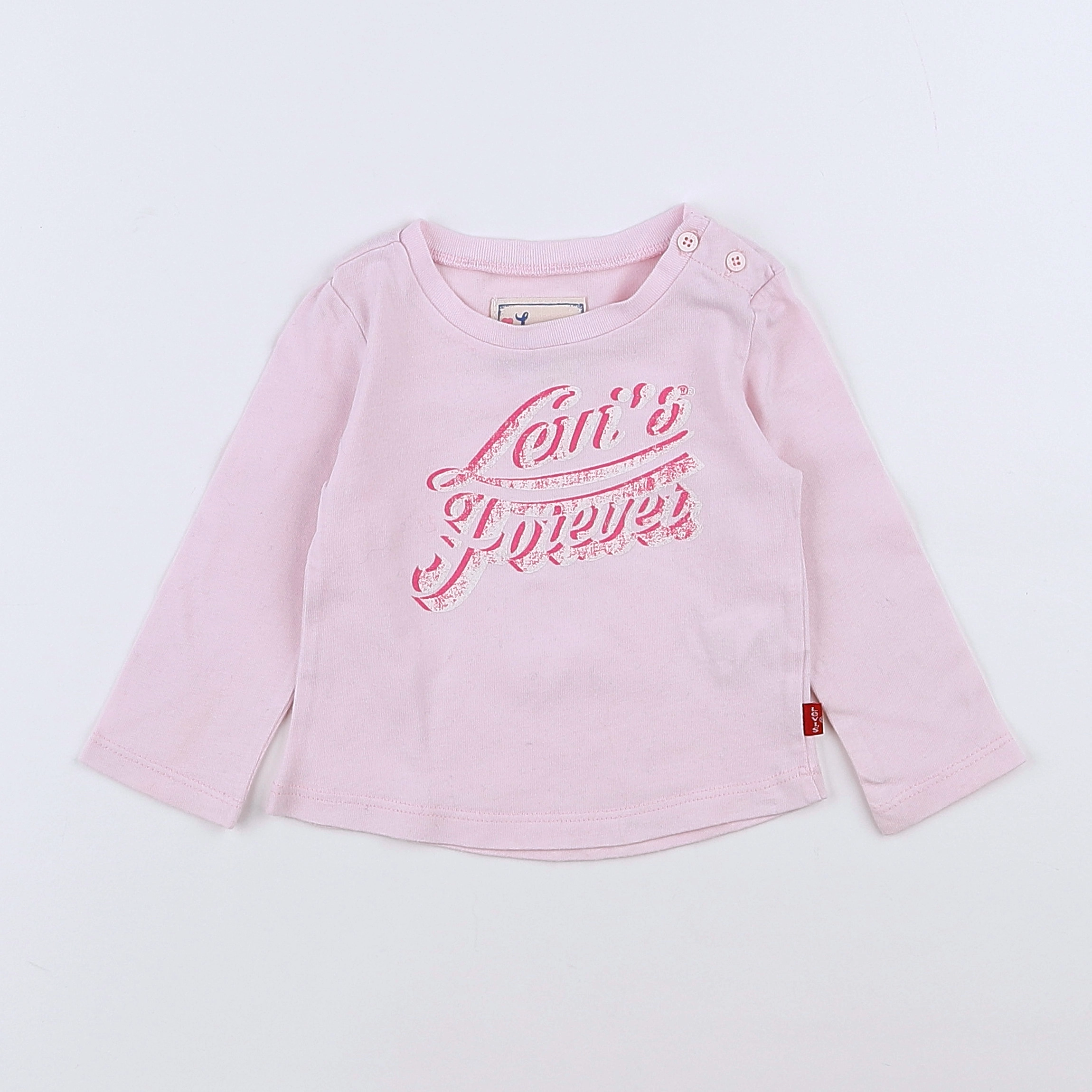 Levi's - tee-shirt rose - 12 mois