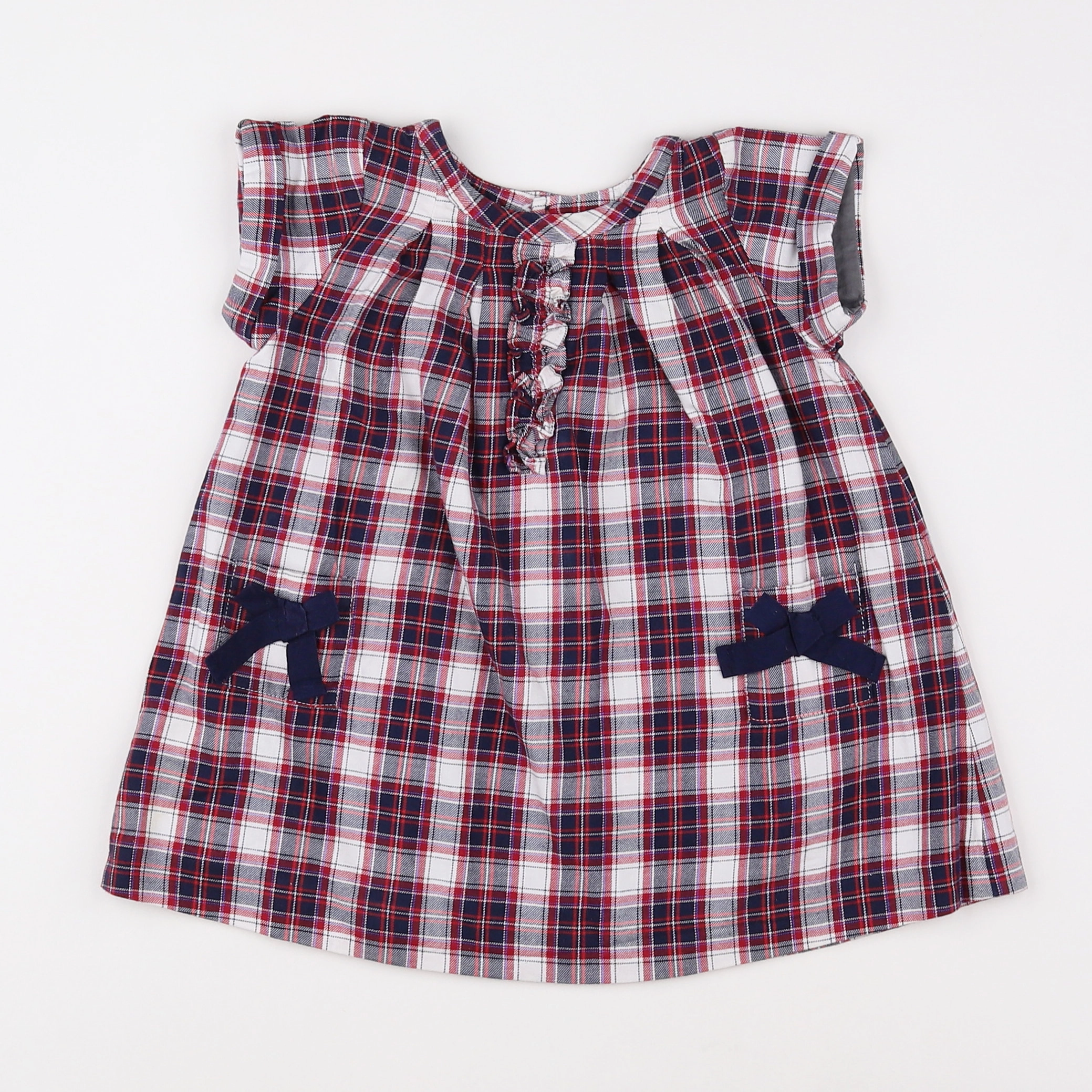 Jacadi - robe rouge - 12 mois