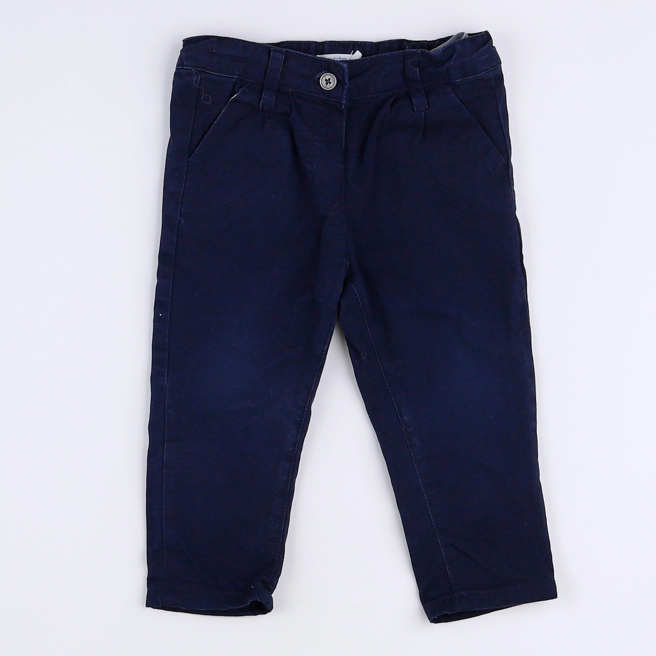 Boutchou - pantalon bleu - 12 mois