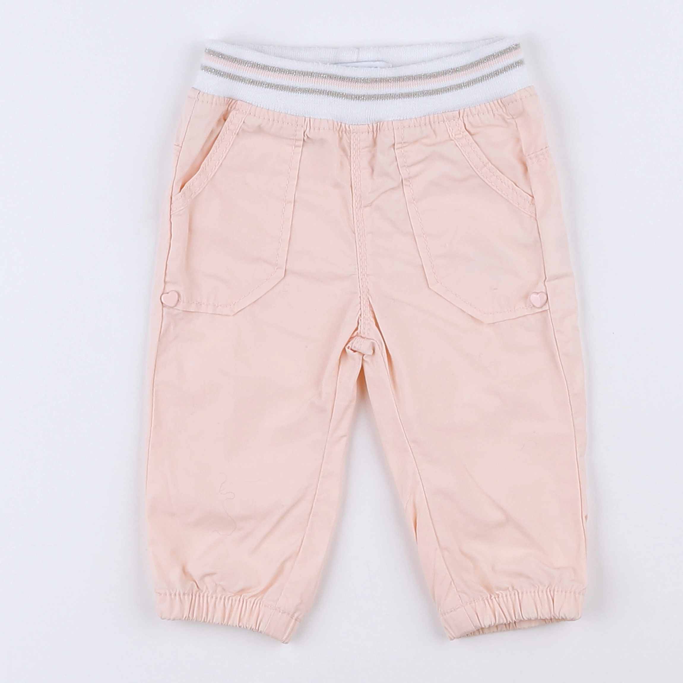 Vertbaudet - pantalon rose - 3 mois