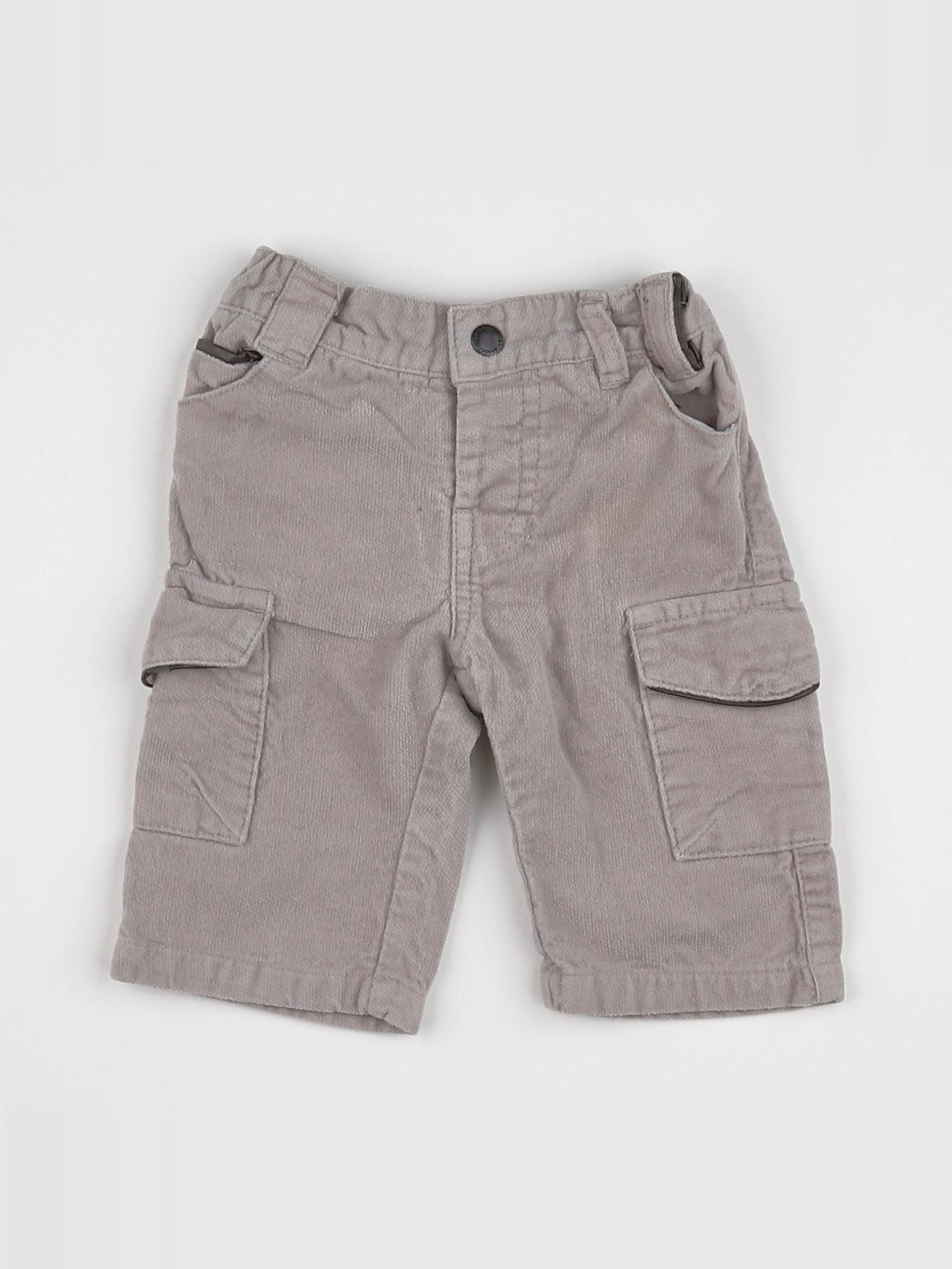 Vertbaudet - pantalon gris - 3 mois