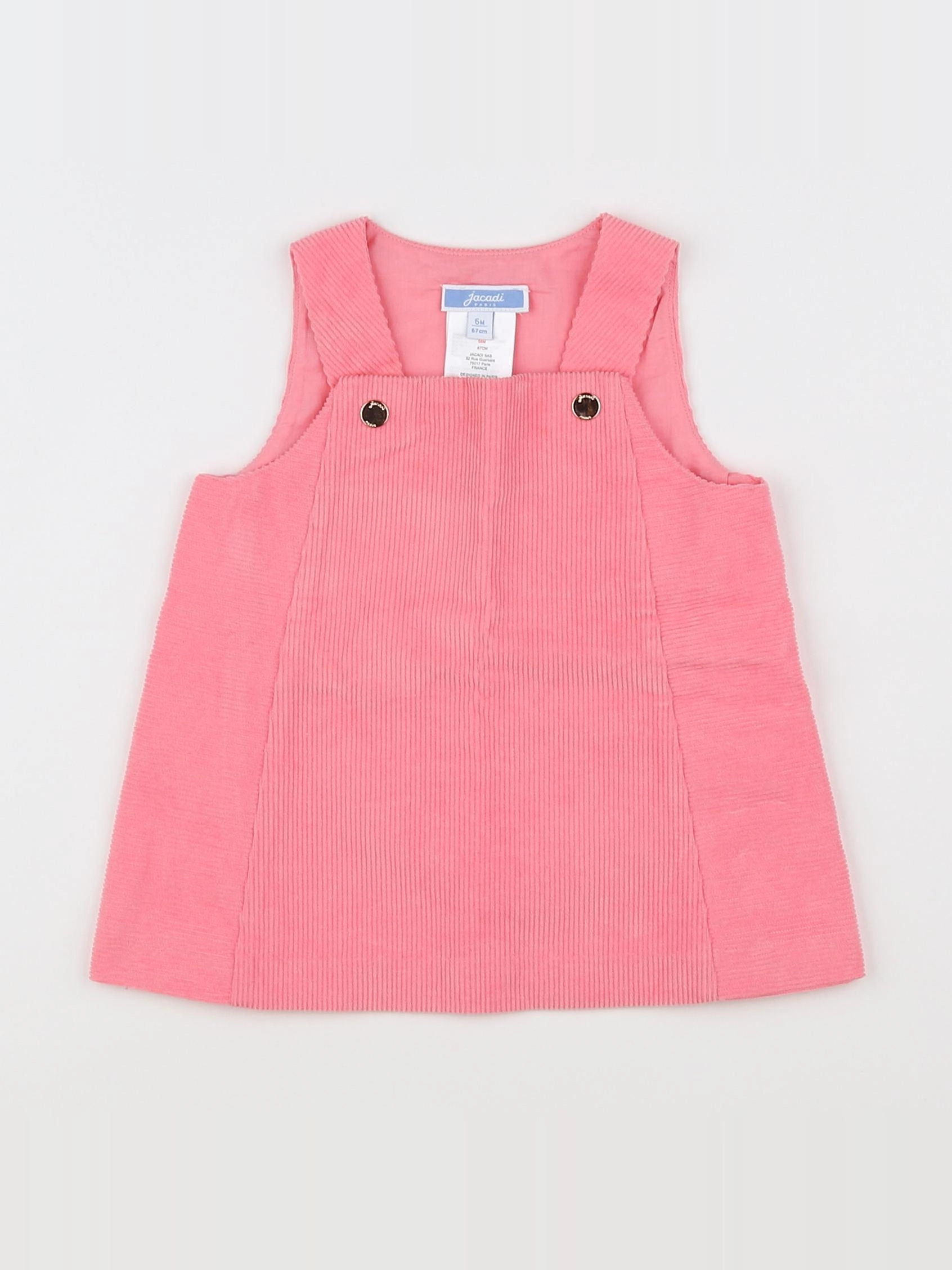 Jacadi - robe rose - 6 mois