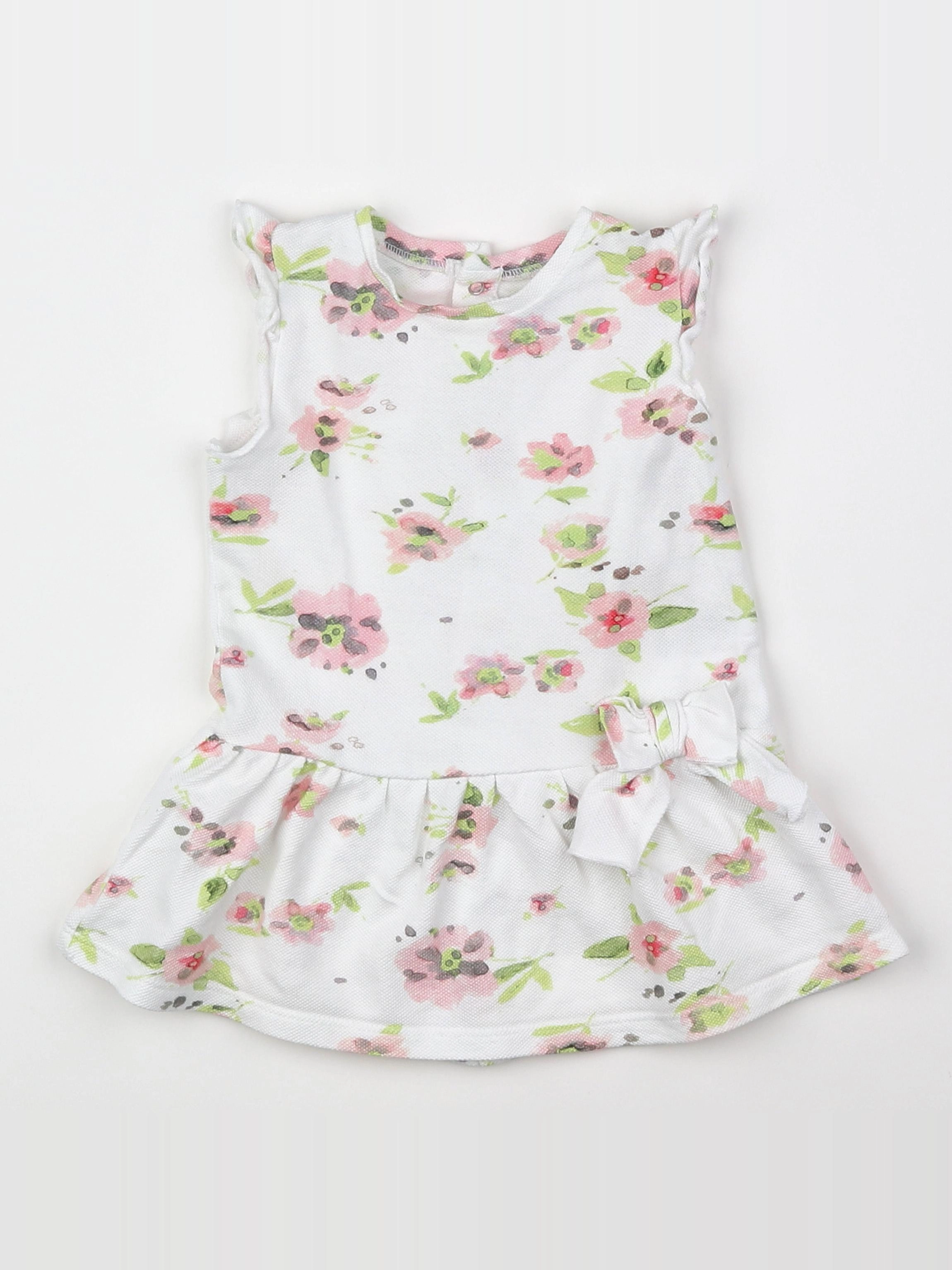 Petit Bateau - robe multicolore - 12 mois