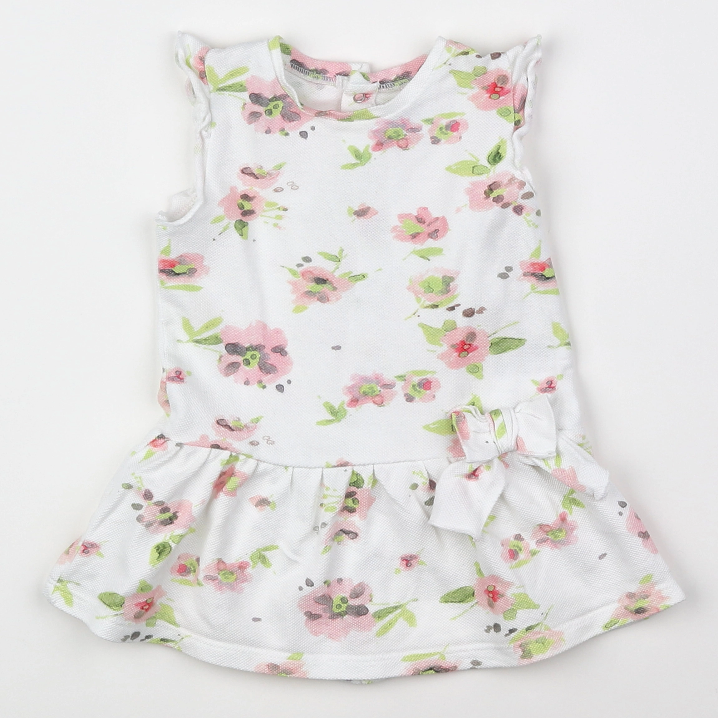 Petit Bateau - robe multicolore - 12 mois