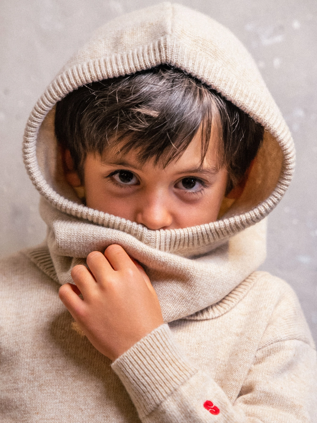 Smala - Le Pull 100% laine Beige Nougat - 6 ans