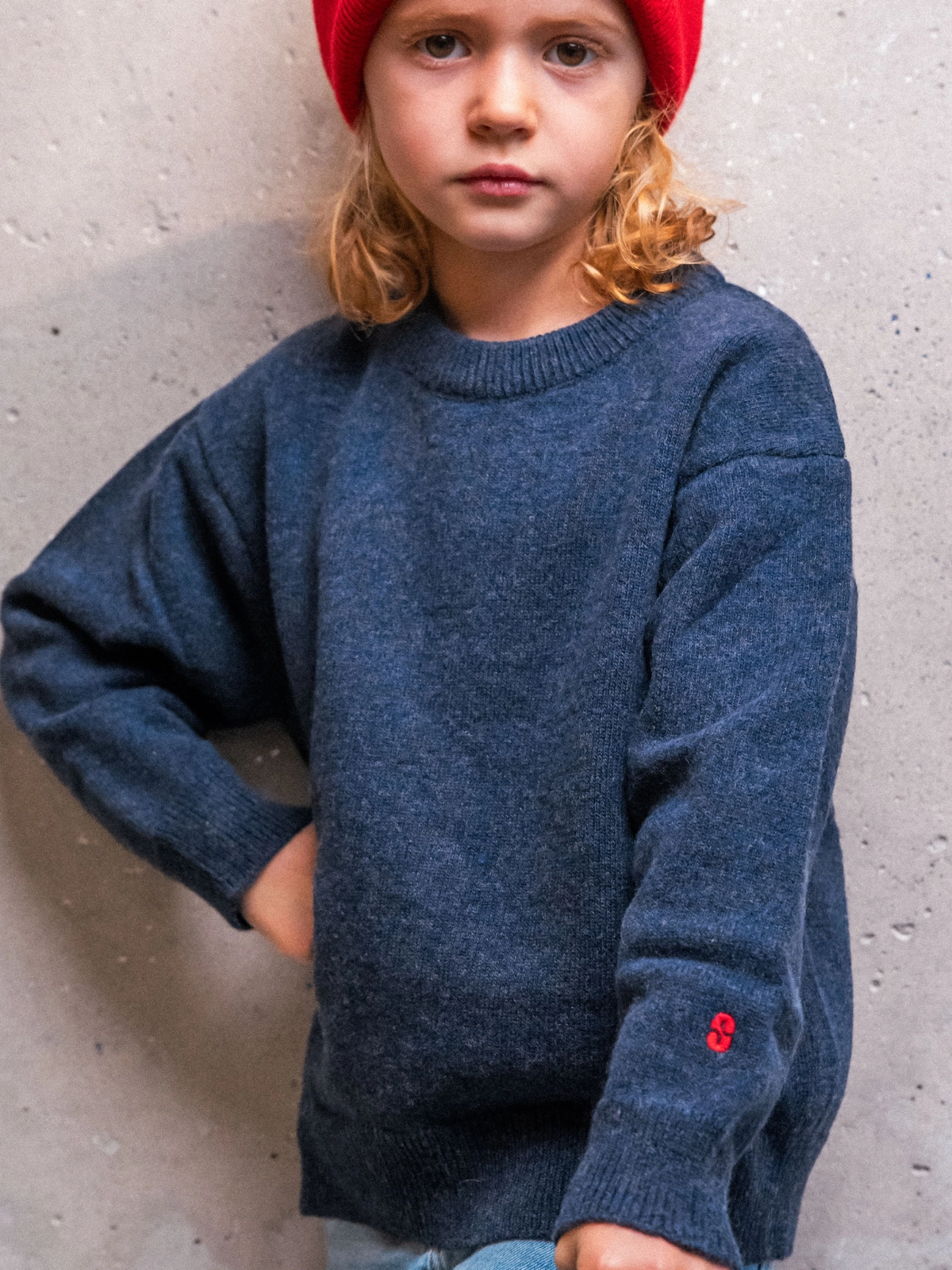 Smala - Le Pull 100% laine Ardoise - 3 ans