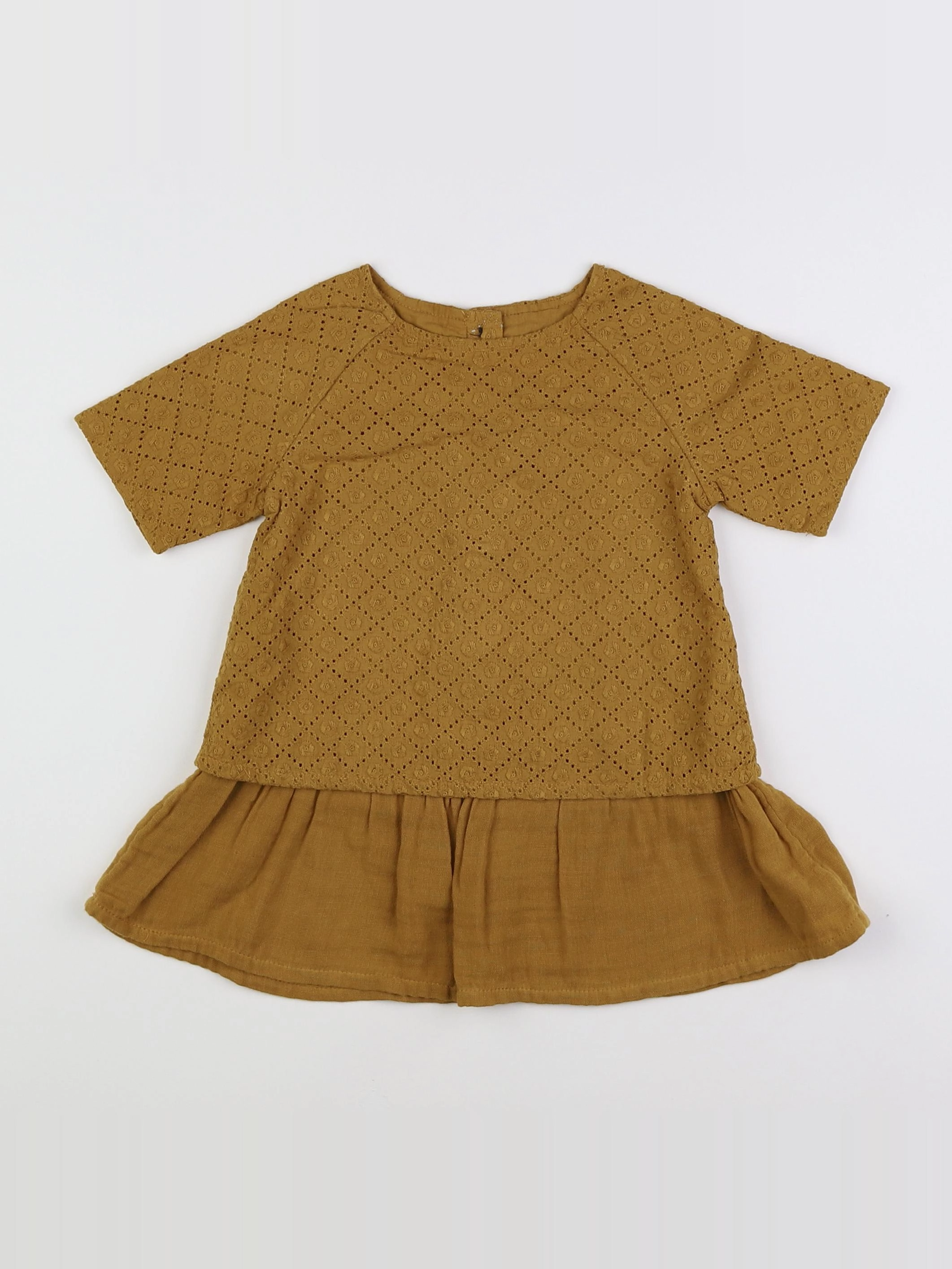 Boutchou - robe jaune - 12 mois
