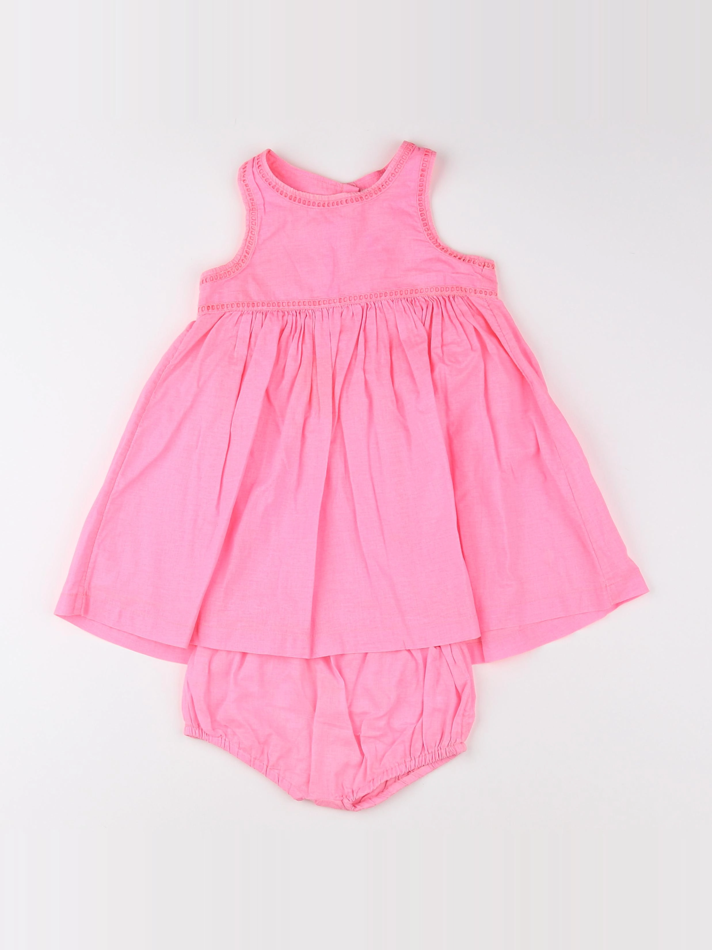 Boutchou - robe rose - 12 mois