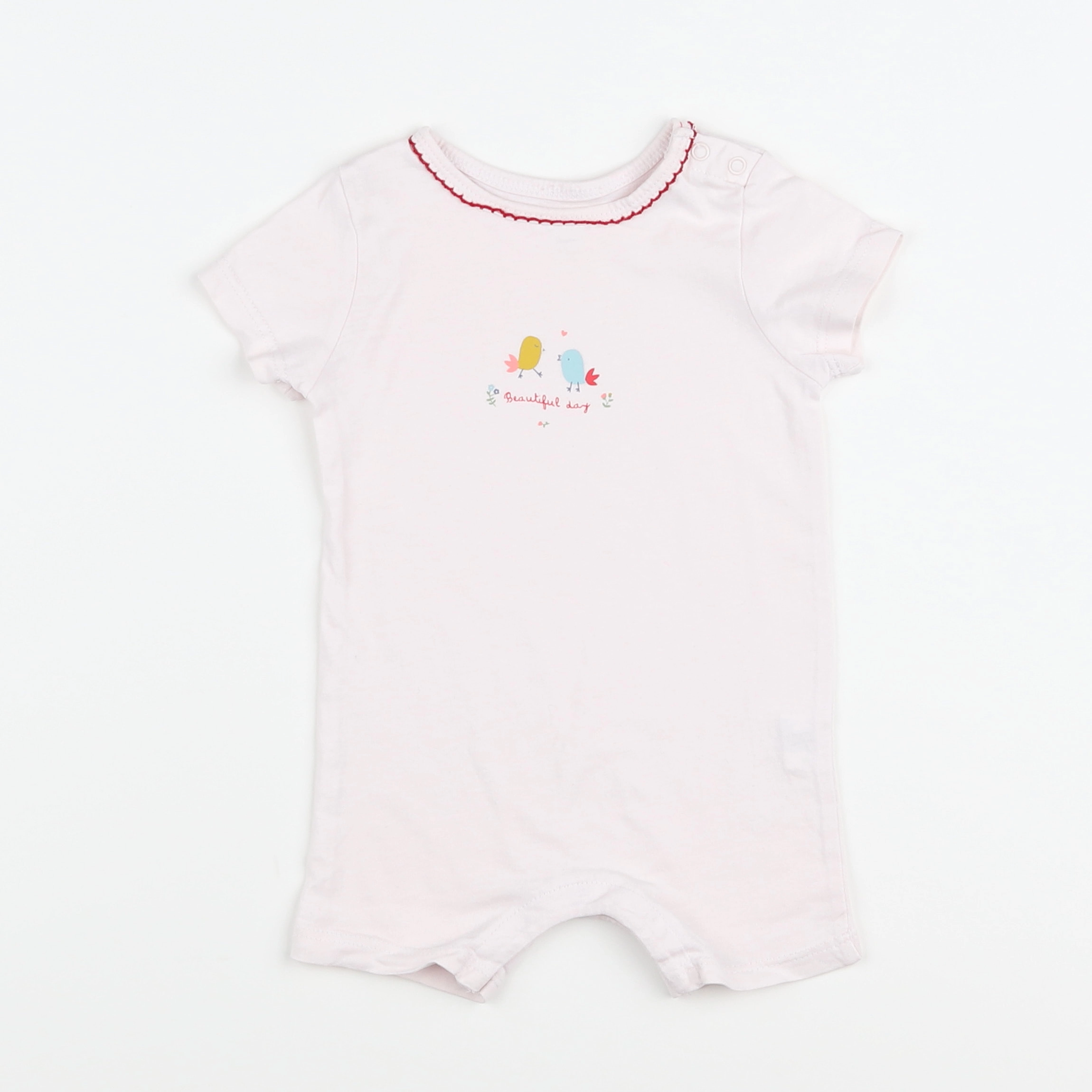 Boutchou - pyjama coton rose - 3 mois