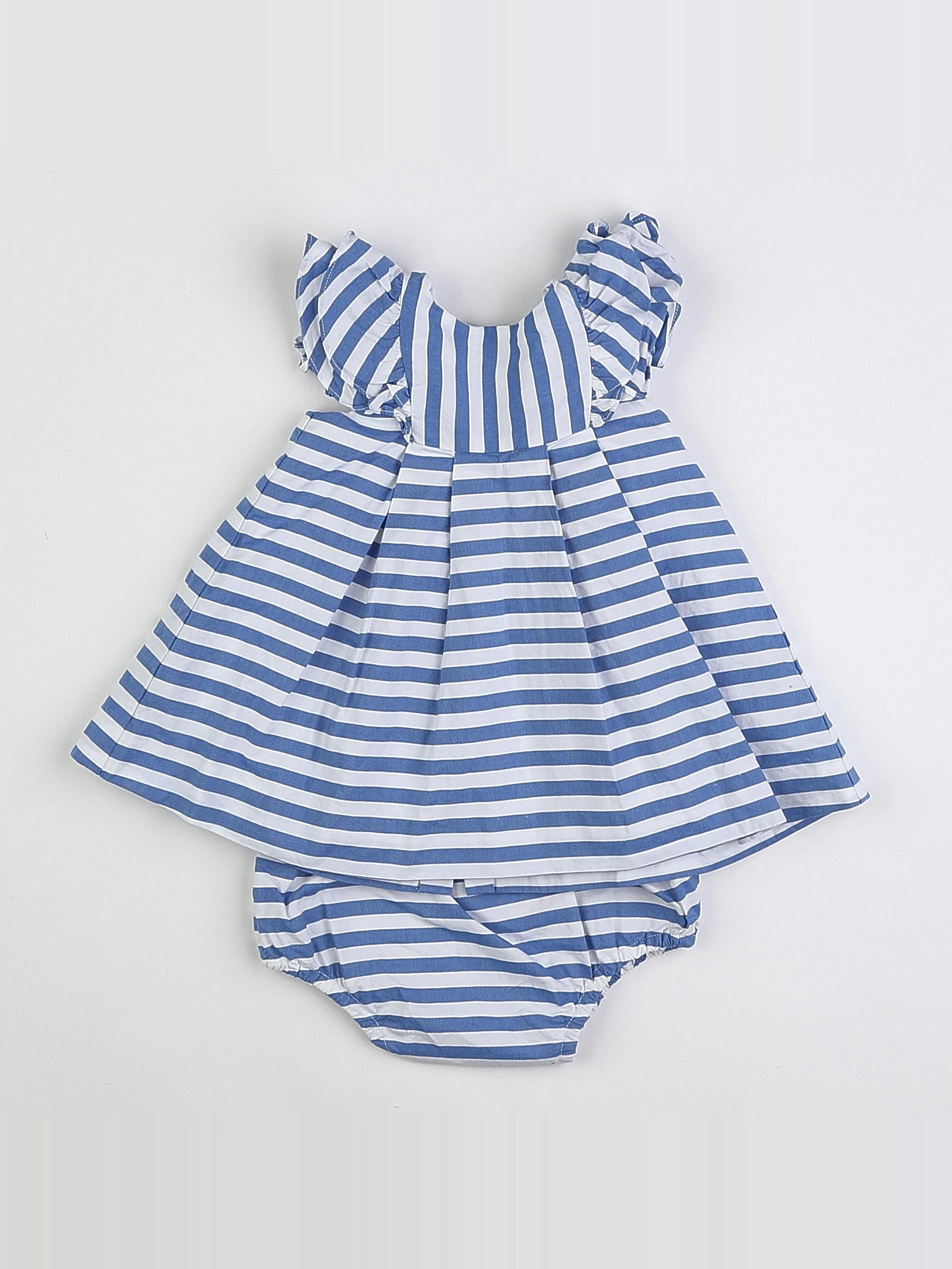 Jacadi - robe bleu - 3 mois