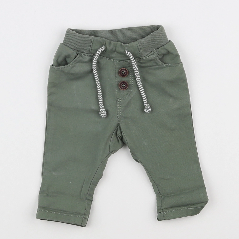 Tape à l'oeil - pantalon vert - 3 mois