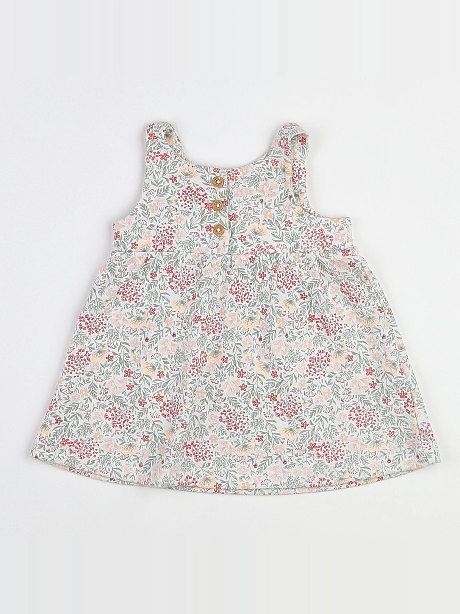 Vertbaudet - robe vert - 3 mois