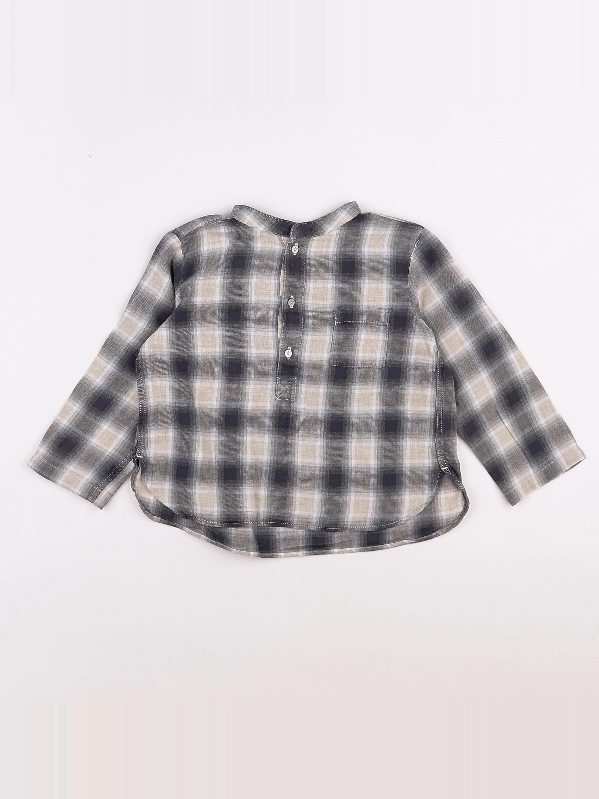 Bonton - chemise gris - 2 ans