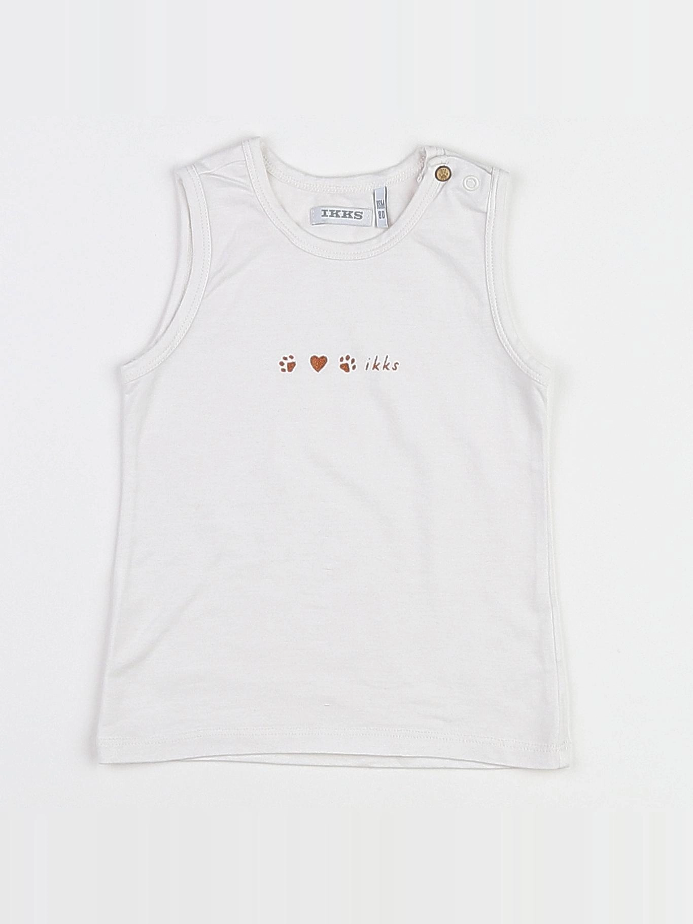 IKKS - débardeur blanc - 18 mois