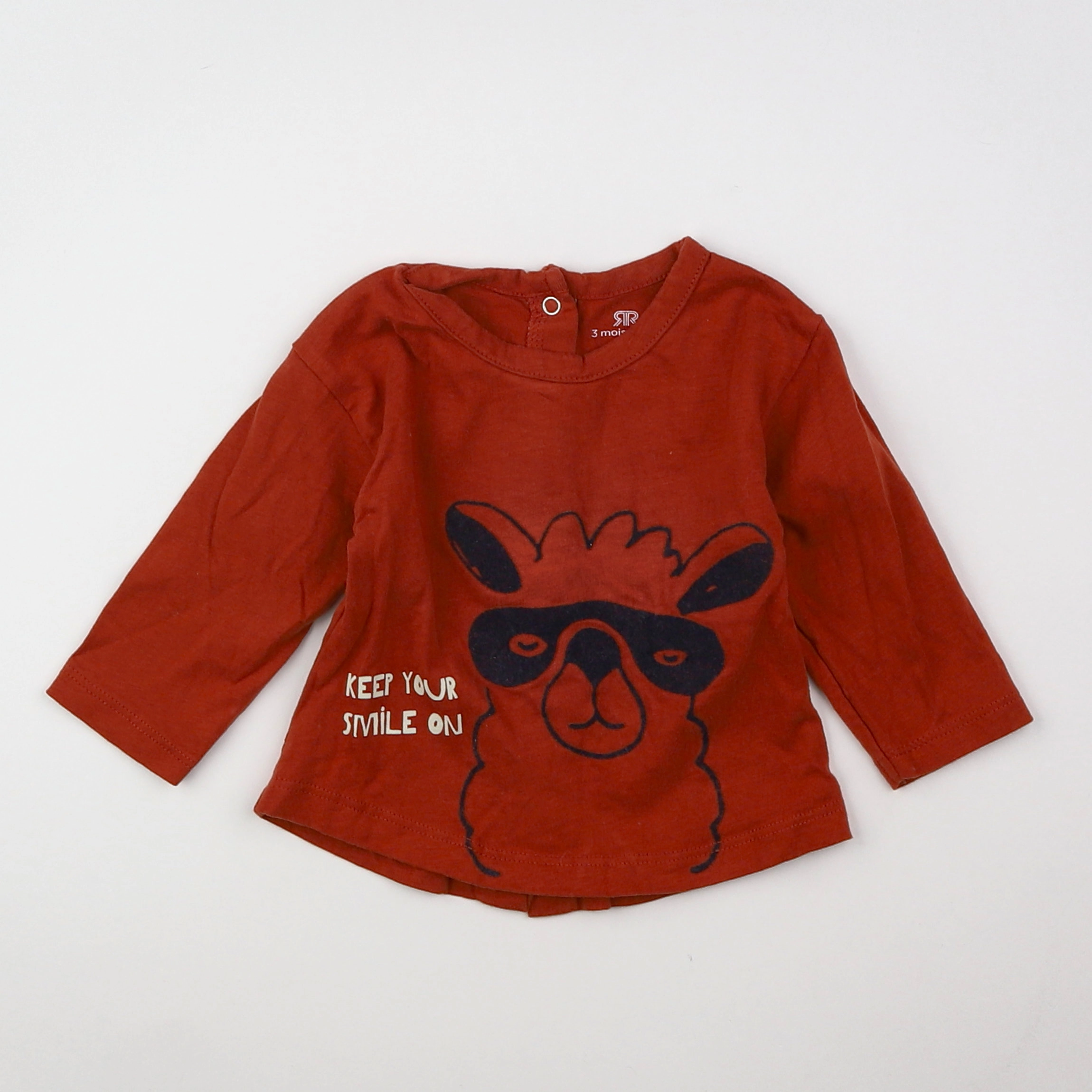 La Redoute - tee-shirt rouge - 3 mois