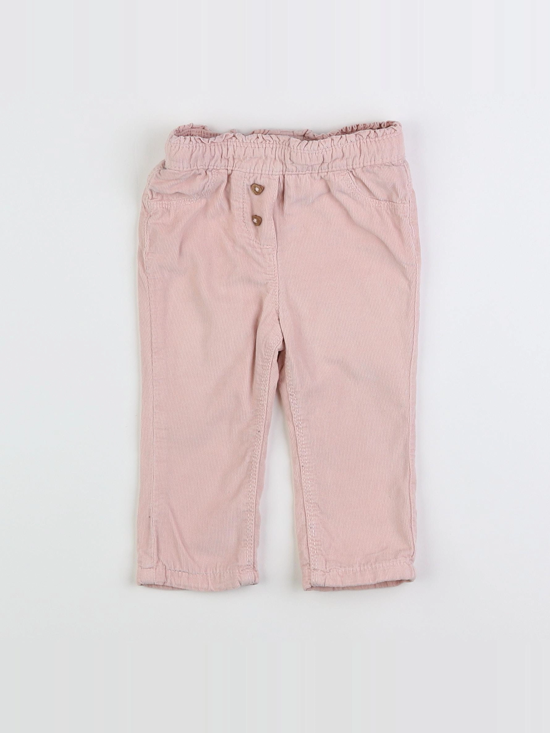 Tape à l'oeil - pantalon rose - 12 mois