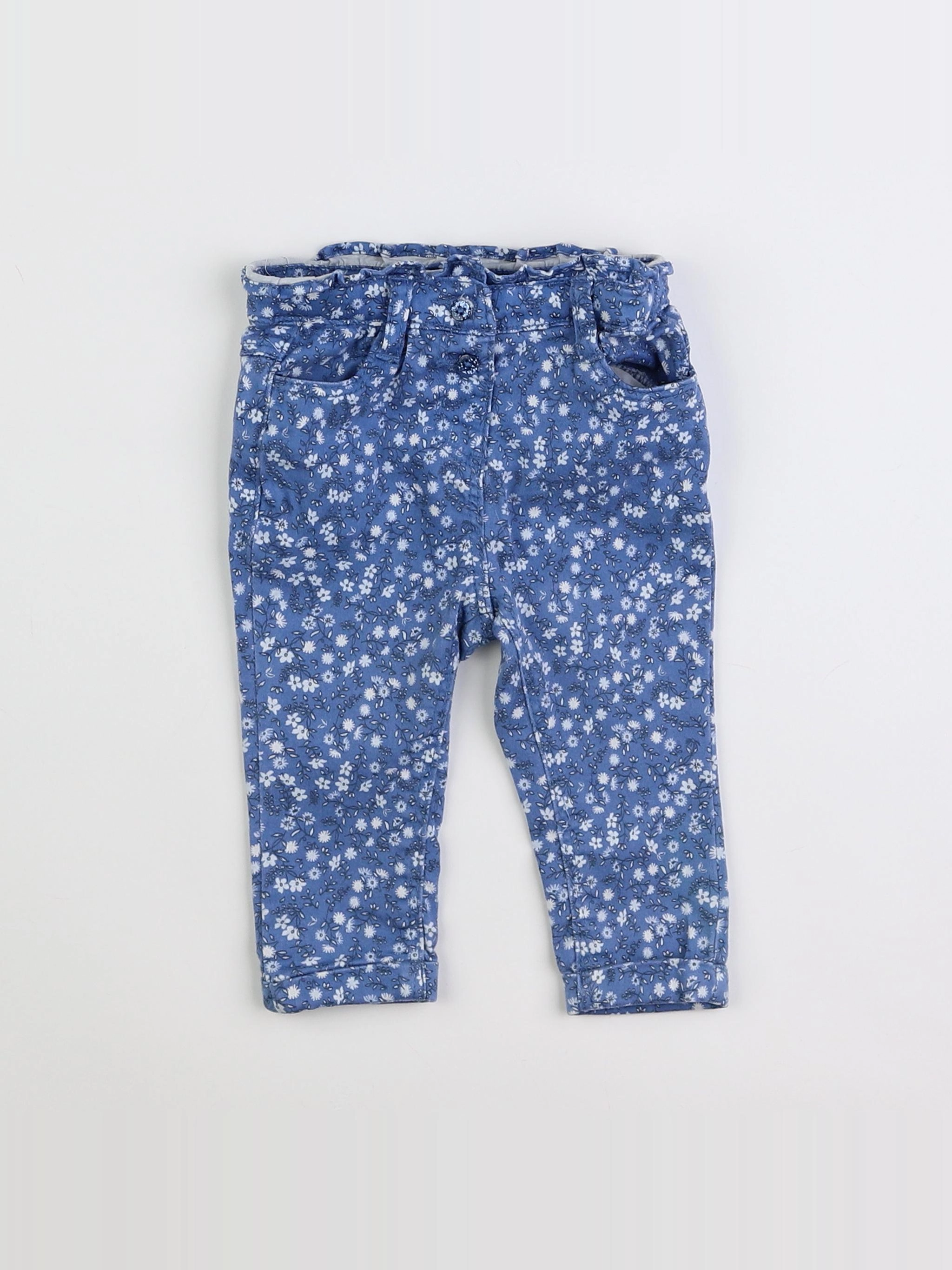 Tape à l'oeil - pantalon bleu - 6 mois