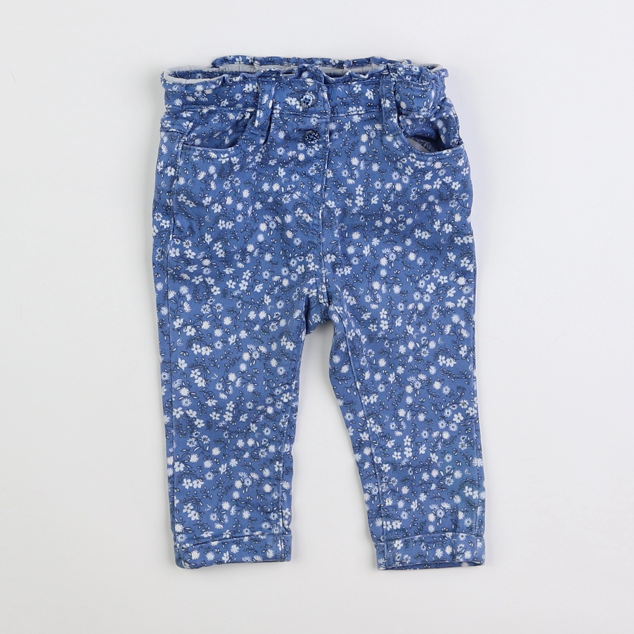 Tape à l'oeil - pantalon bleu - 6 mois