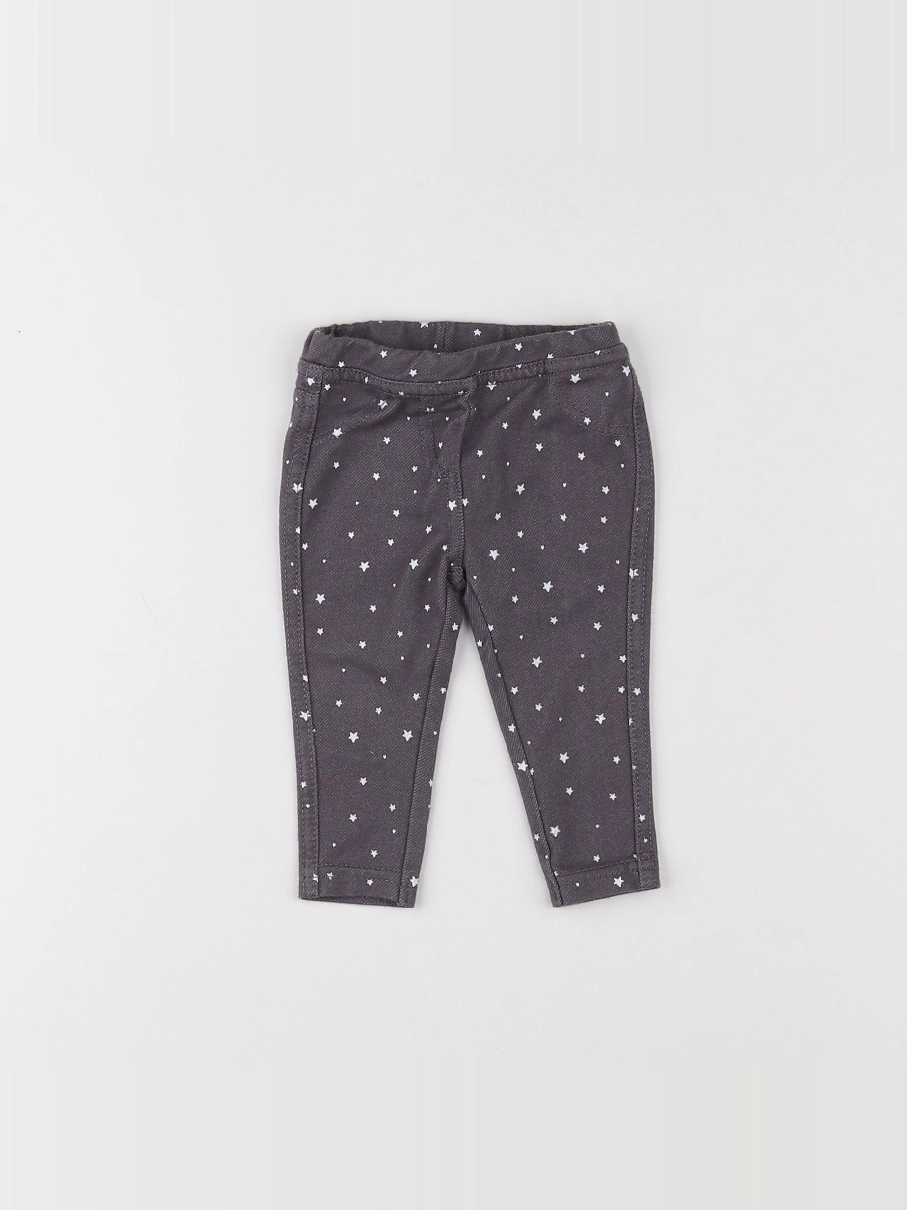 Tape à l'oeil - legging gris - 3 mois