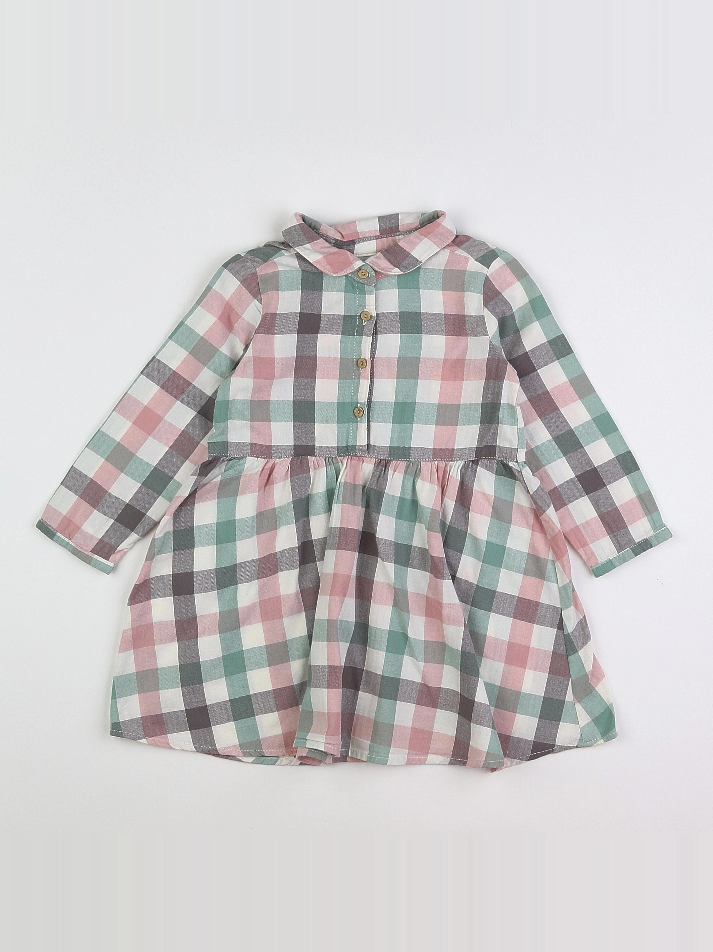 H&M - robe multicolore - 12/18 mois