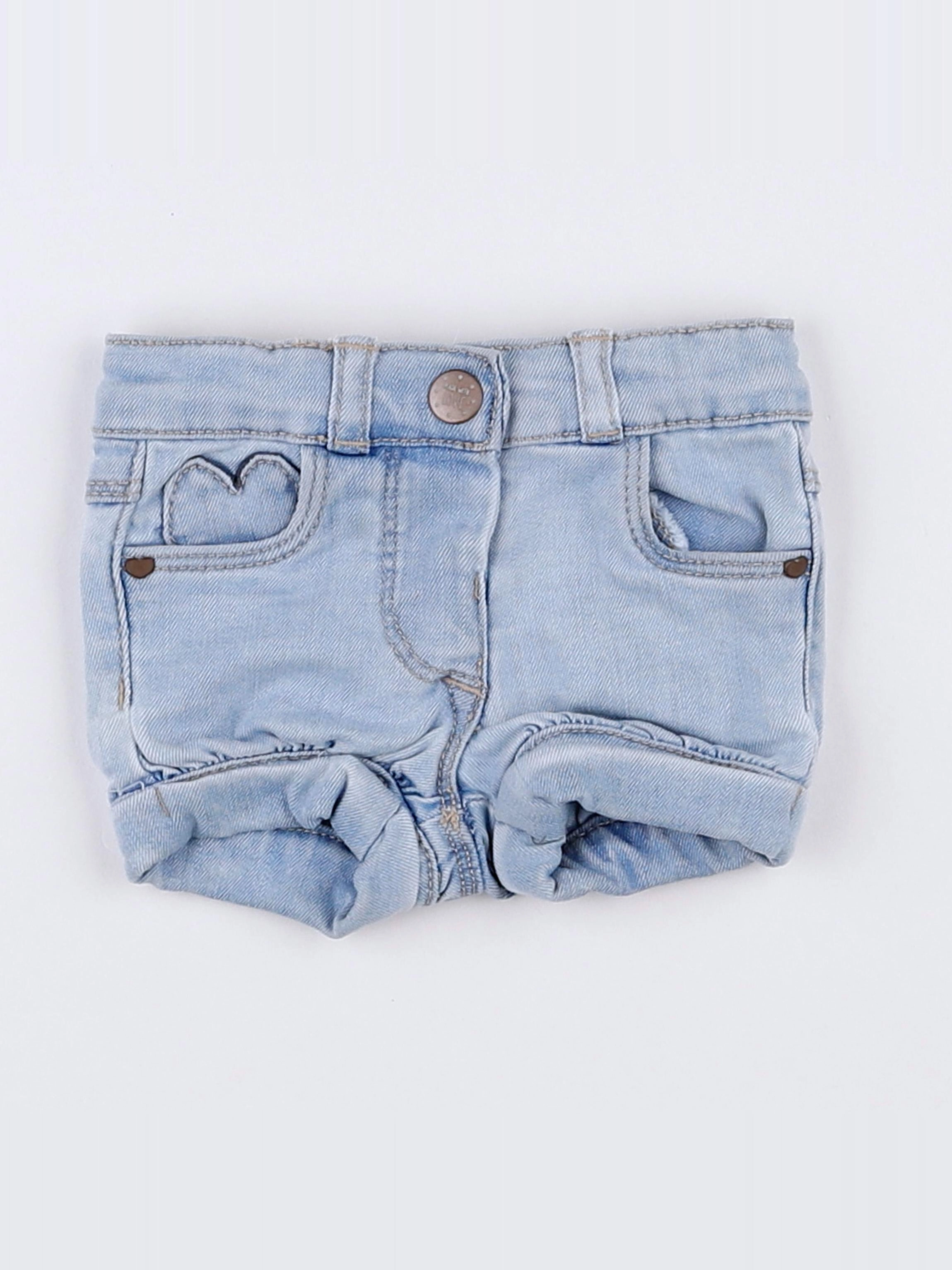 Tape à l'oeil - short bleu - 3 mois