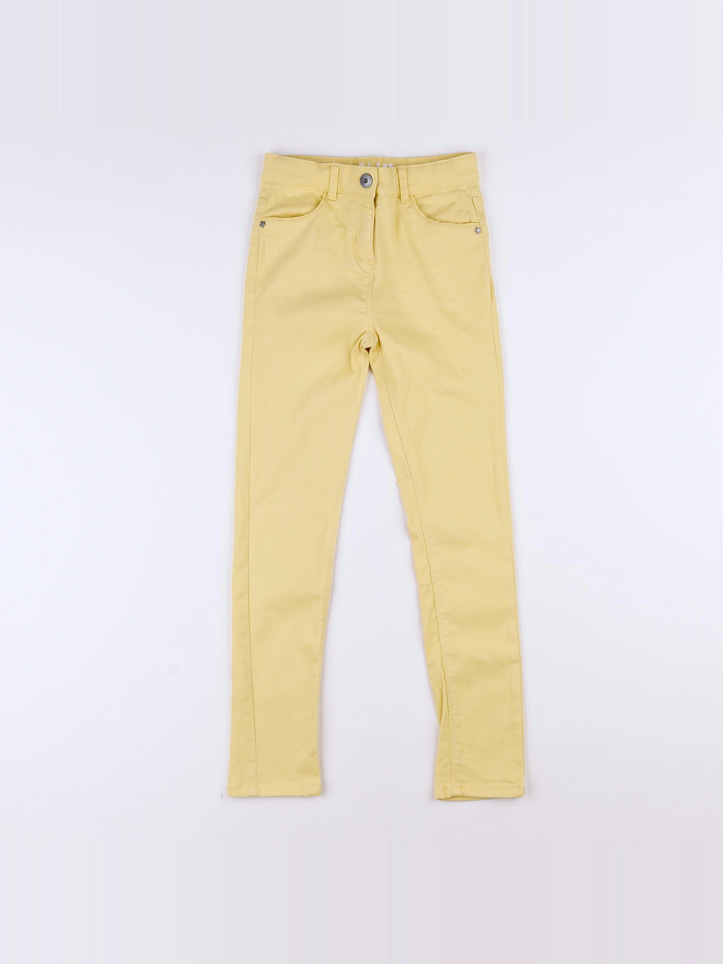 Vertbaudet - pantalon jaune - 9 ans