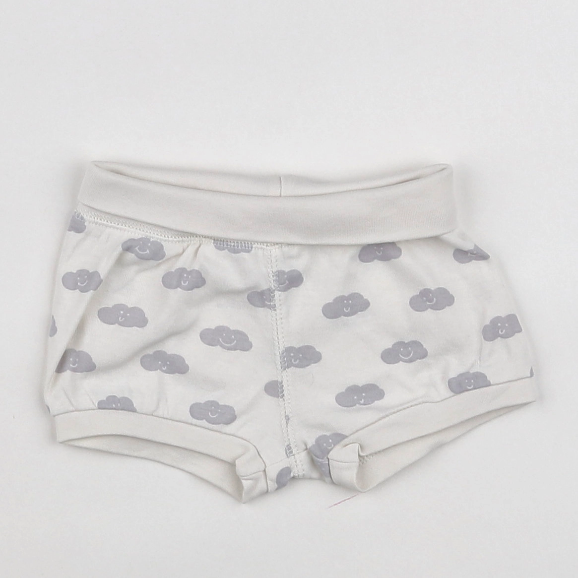 H&M - bloomer blanc, gris - 3 mois