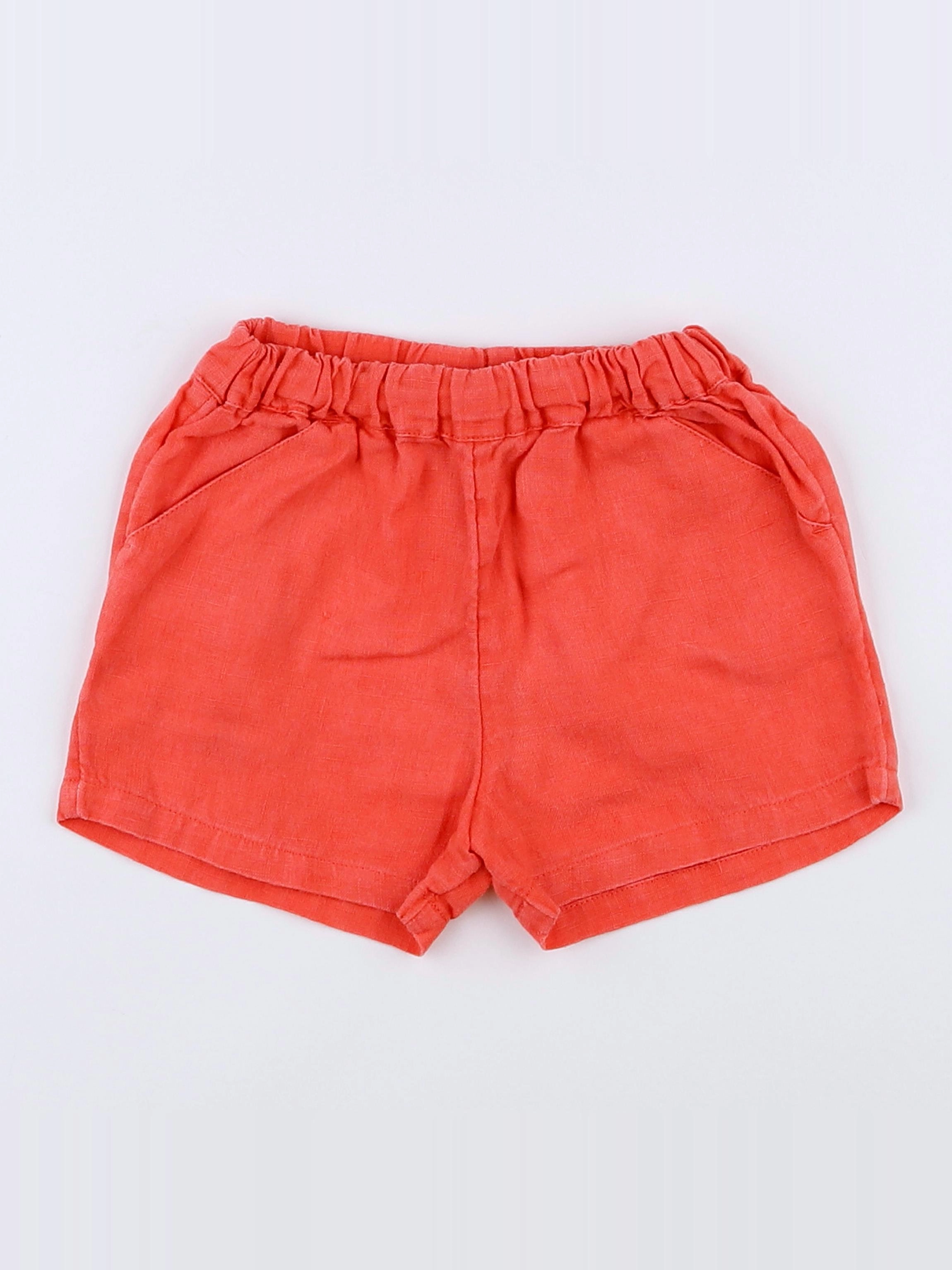 Petit Bateau - short rose - 18 mois
