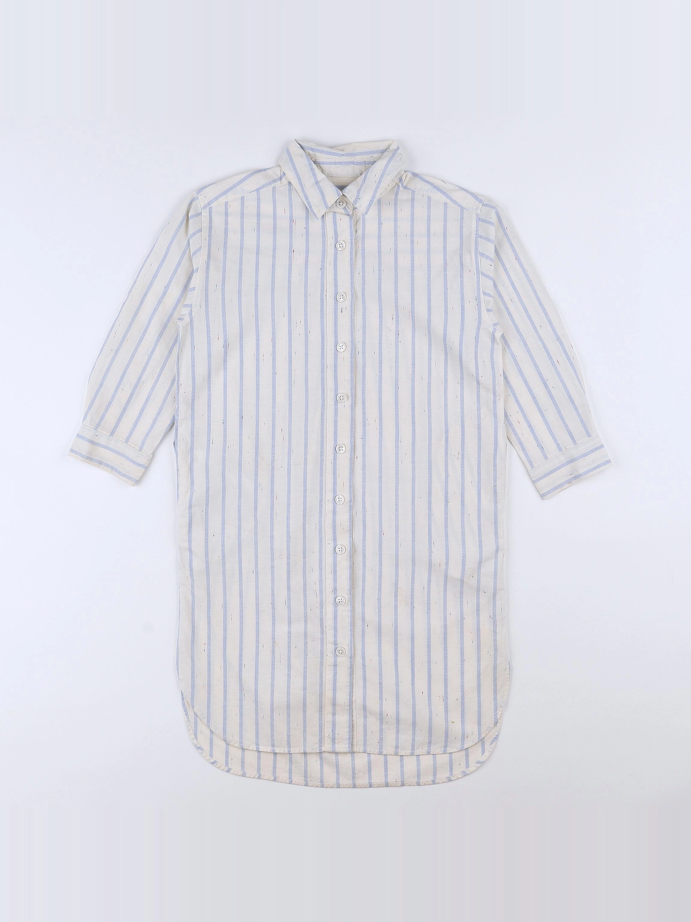 Bellerose - robe blanc, bleu - 6 ans