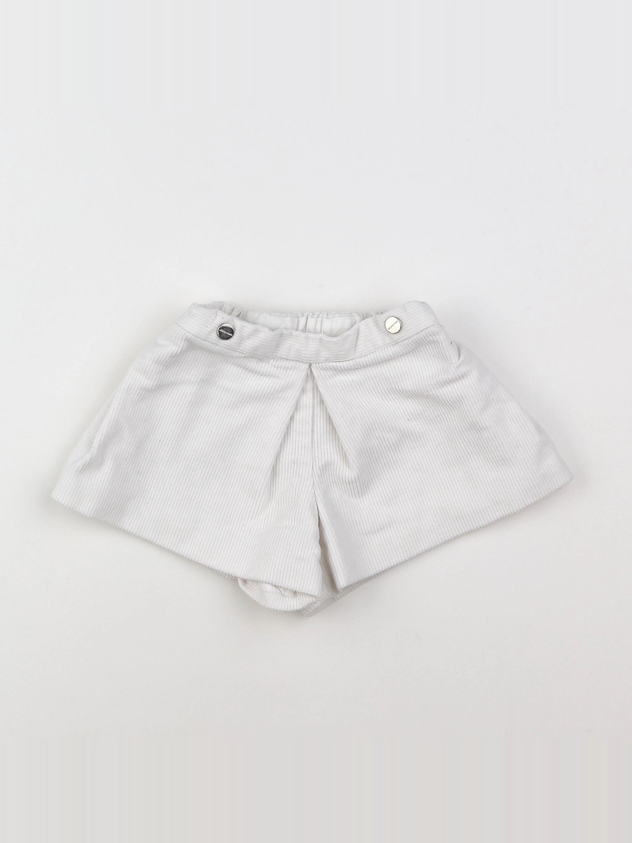Jacadi - short blanc - 18 mois