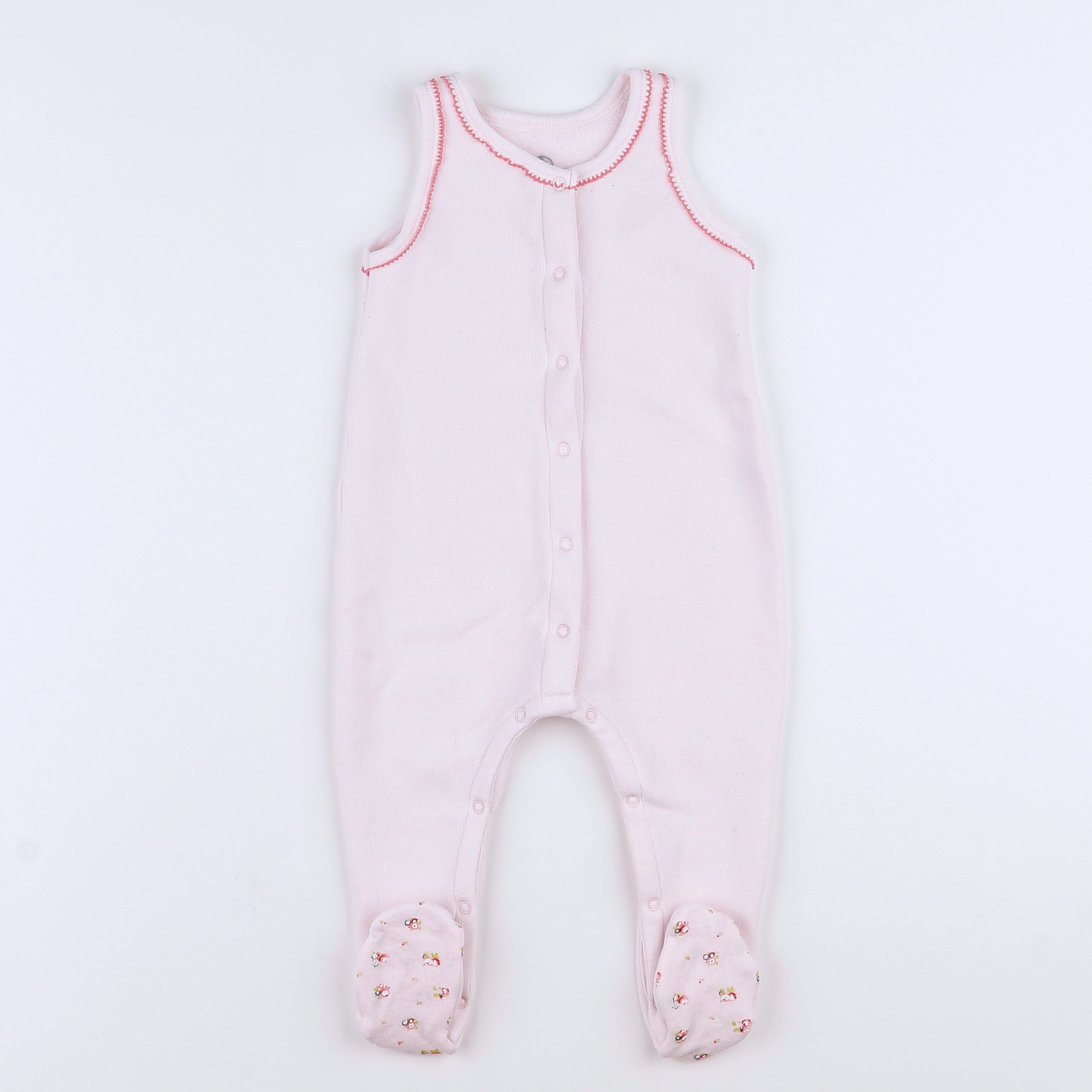 Petit Bateau - pyjama coton rose - 12 mois