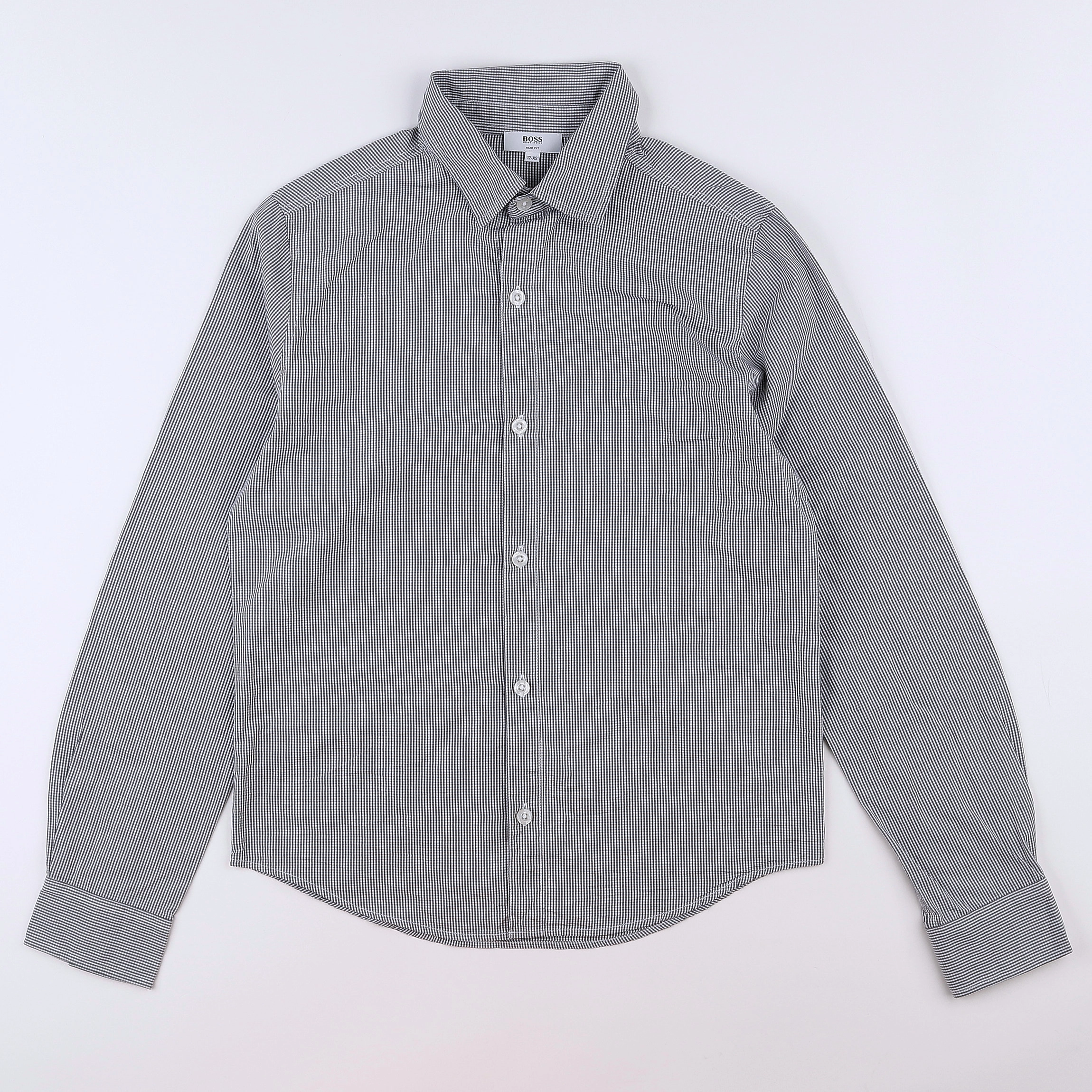 Hugo Boss - chemise gris - 12 ans