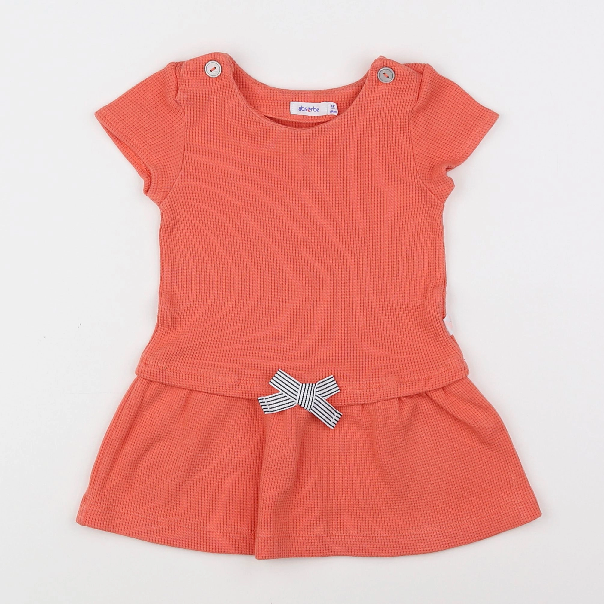 Absorba - robe orange - 18 mois