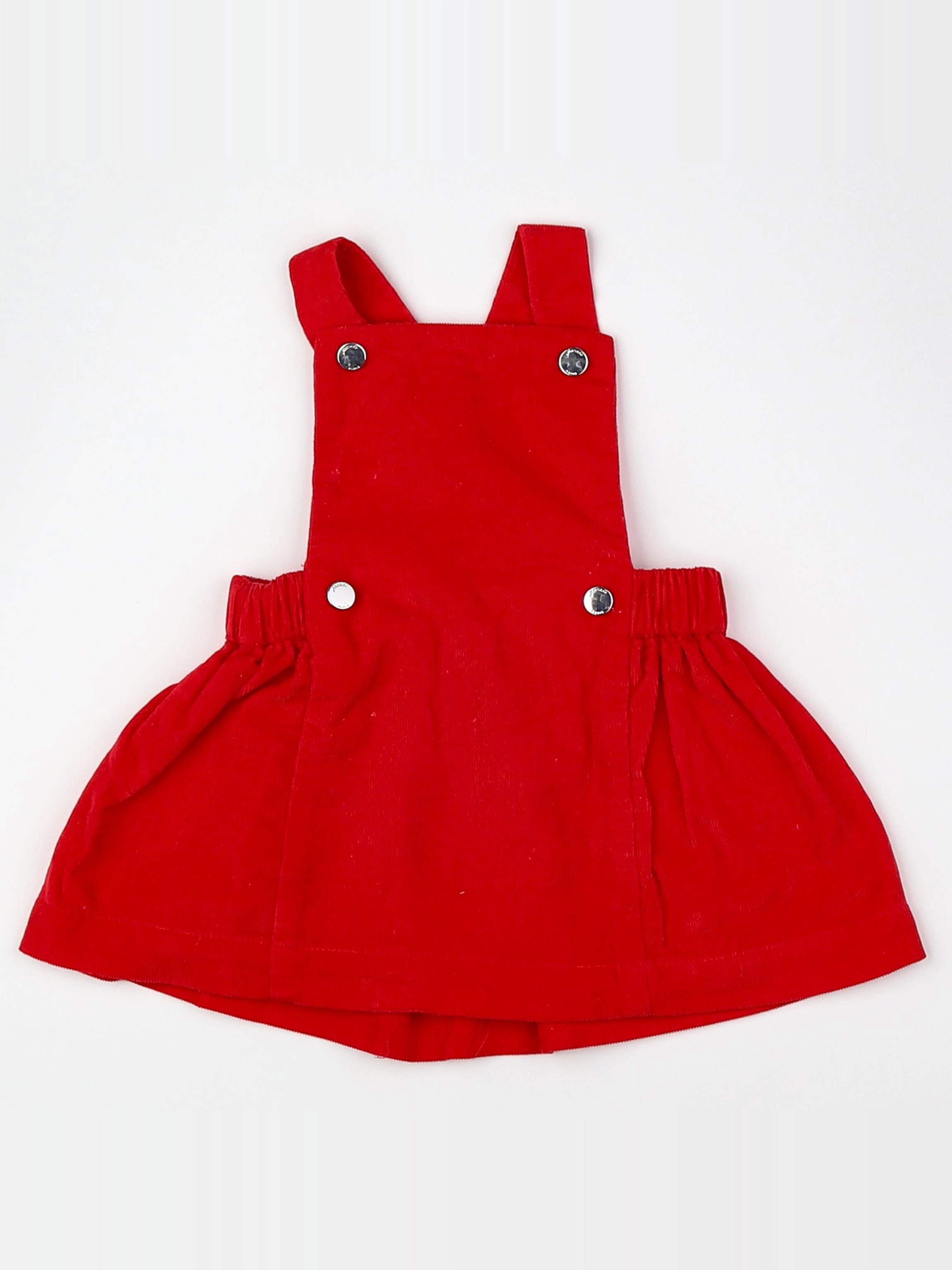 Jacadi - robe rouge - 6 mois