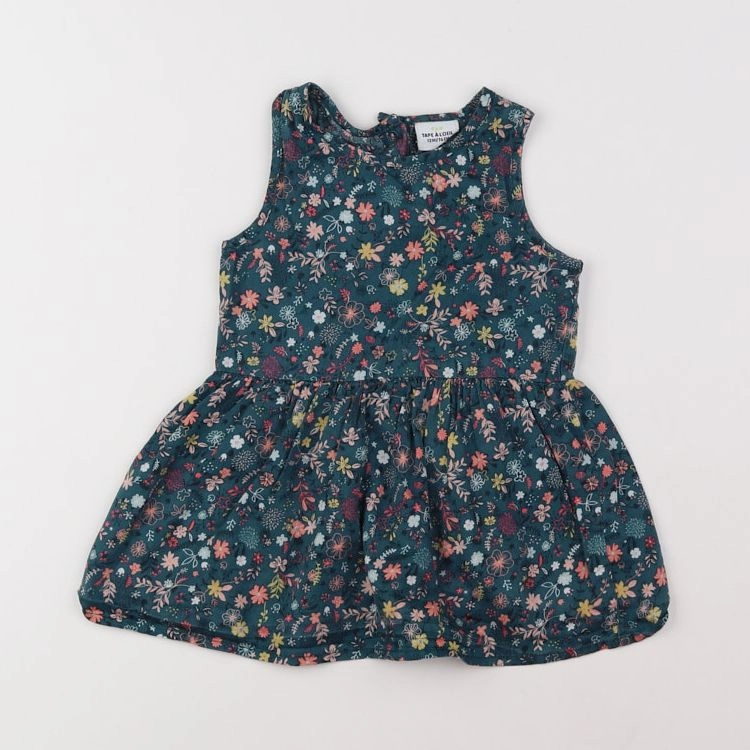 Tape à l'oeil - robe multicolore - 12 mois