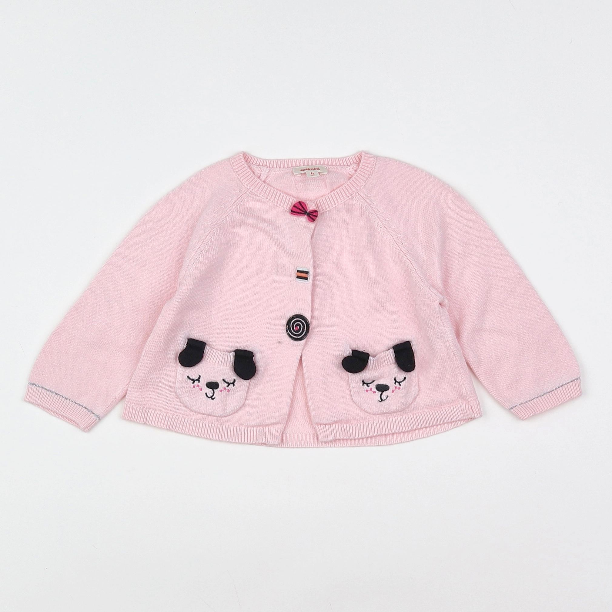 Catimini - gilet rose - 6 mois