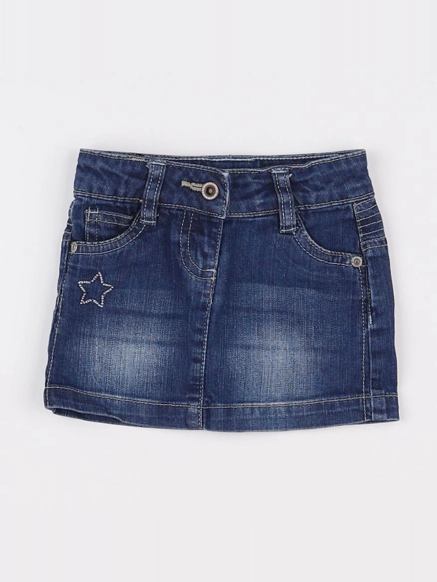 Vertbaudet - jupe bleu - 2 ans