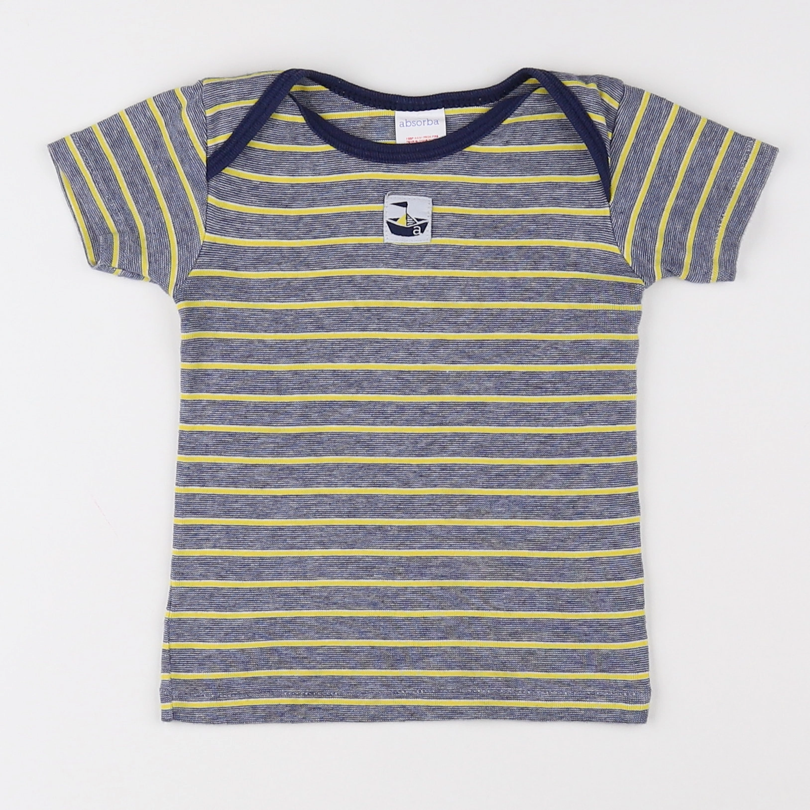 Absorba - tee-shirt jaune - 18 mois