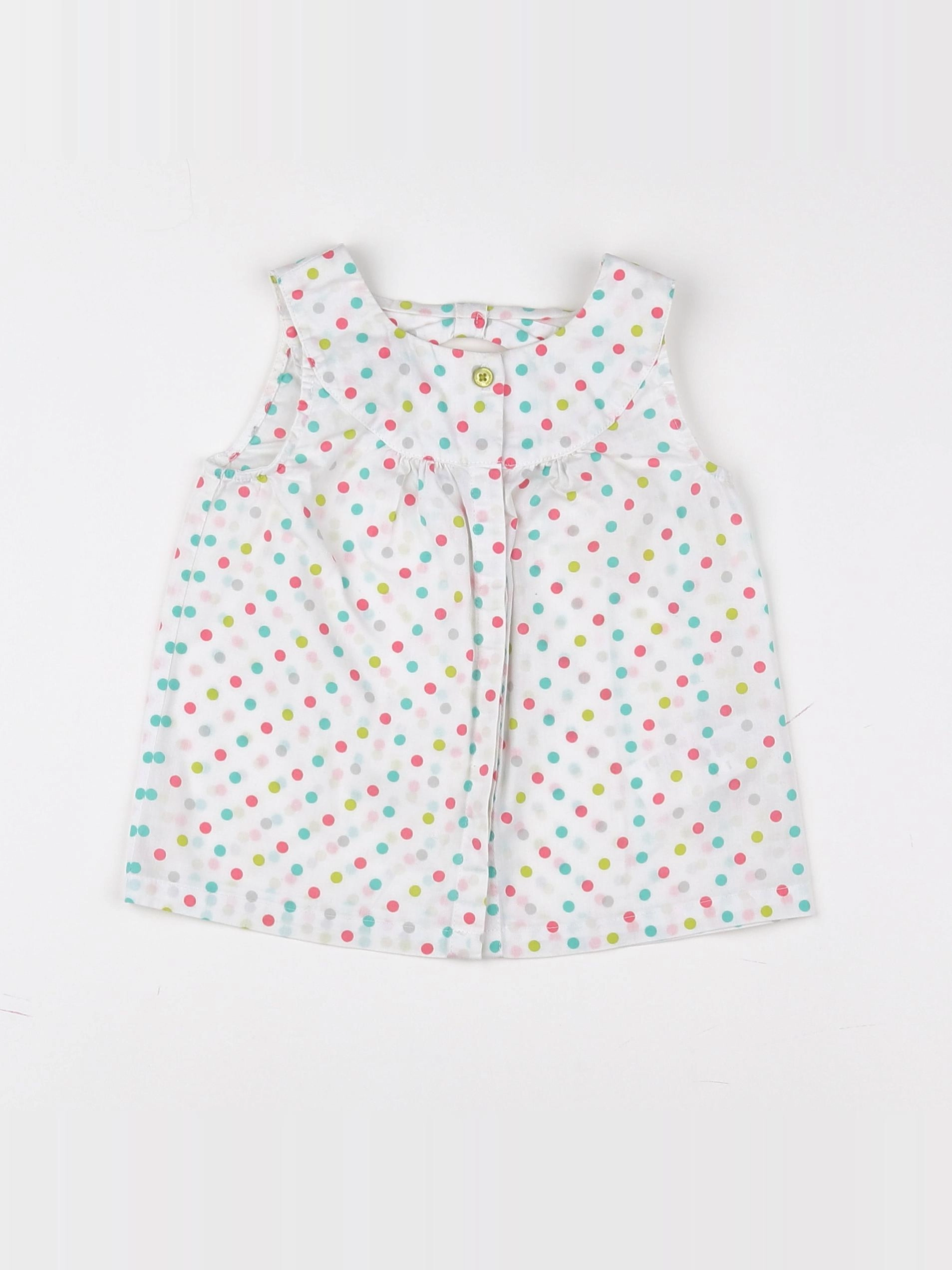 Vertbaudet - blouse multicolore - 18 mois