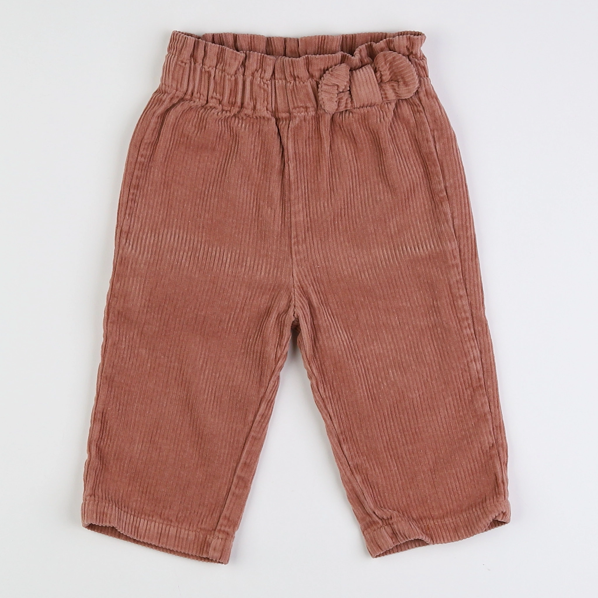 Vertbaudet - pantalon marron - 9 mois