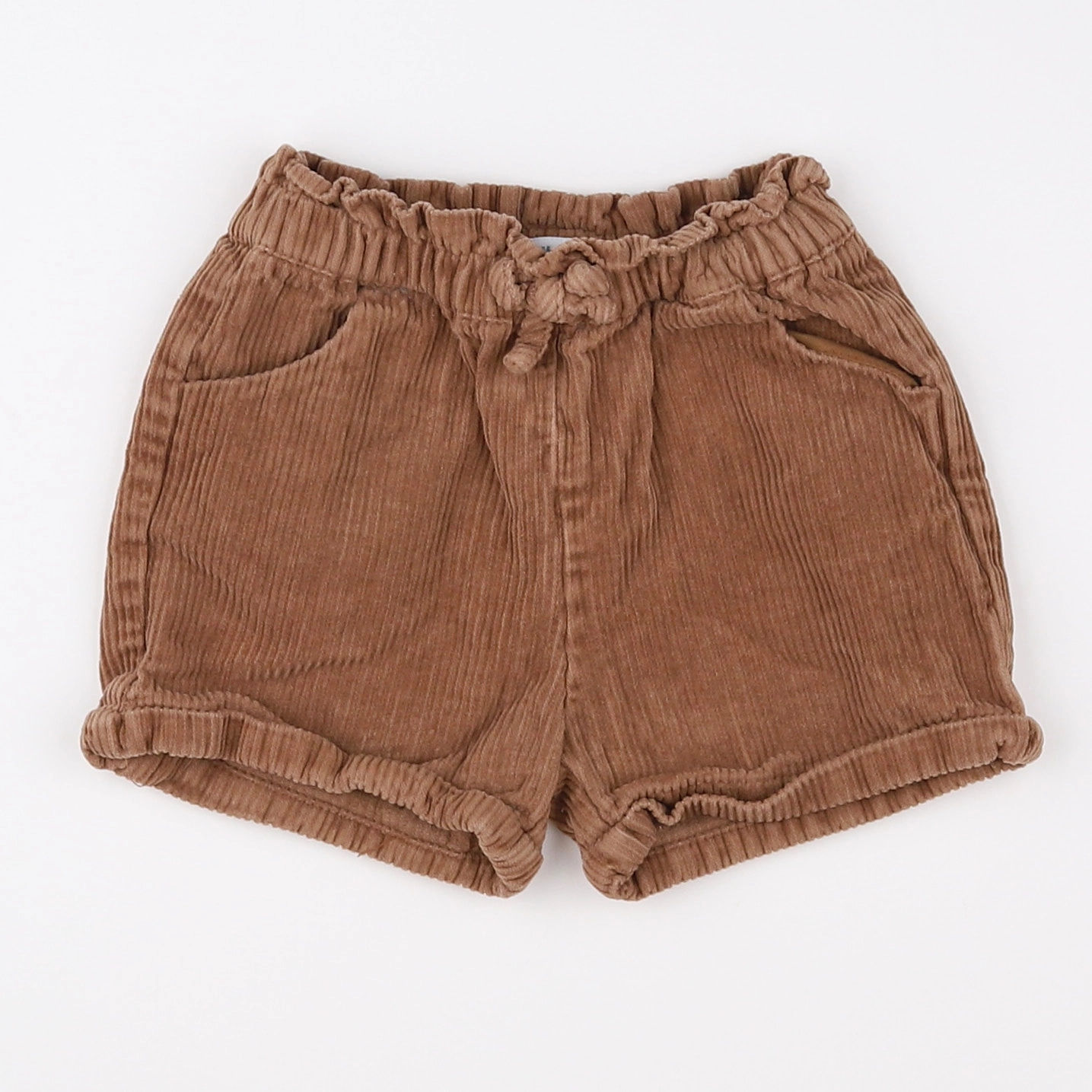 Vertbaudet - short marron - 18 mois