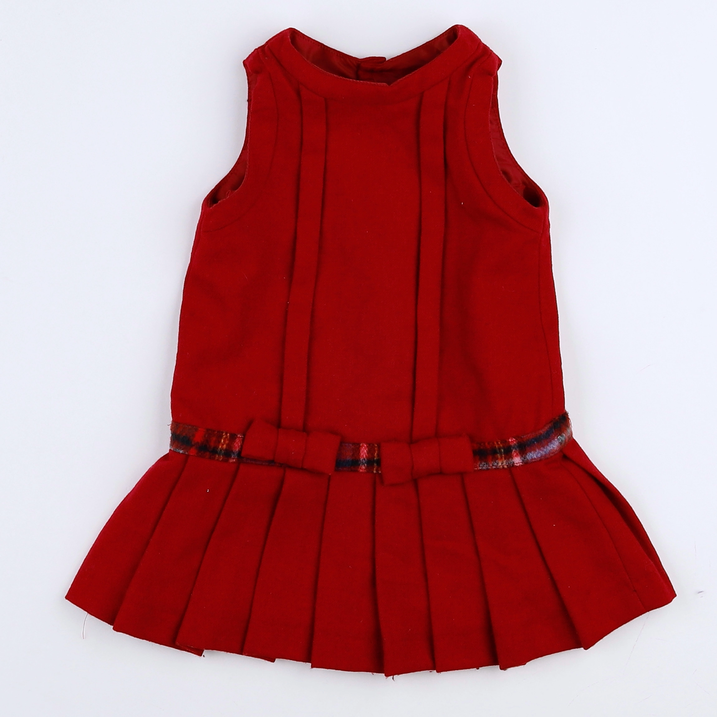Jacadi - robe rouge - 12 mois
