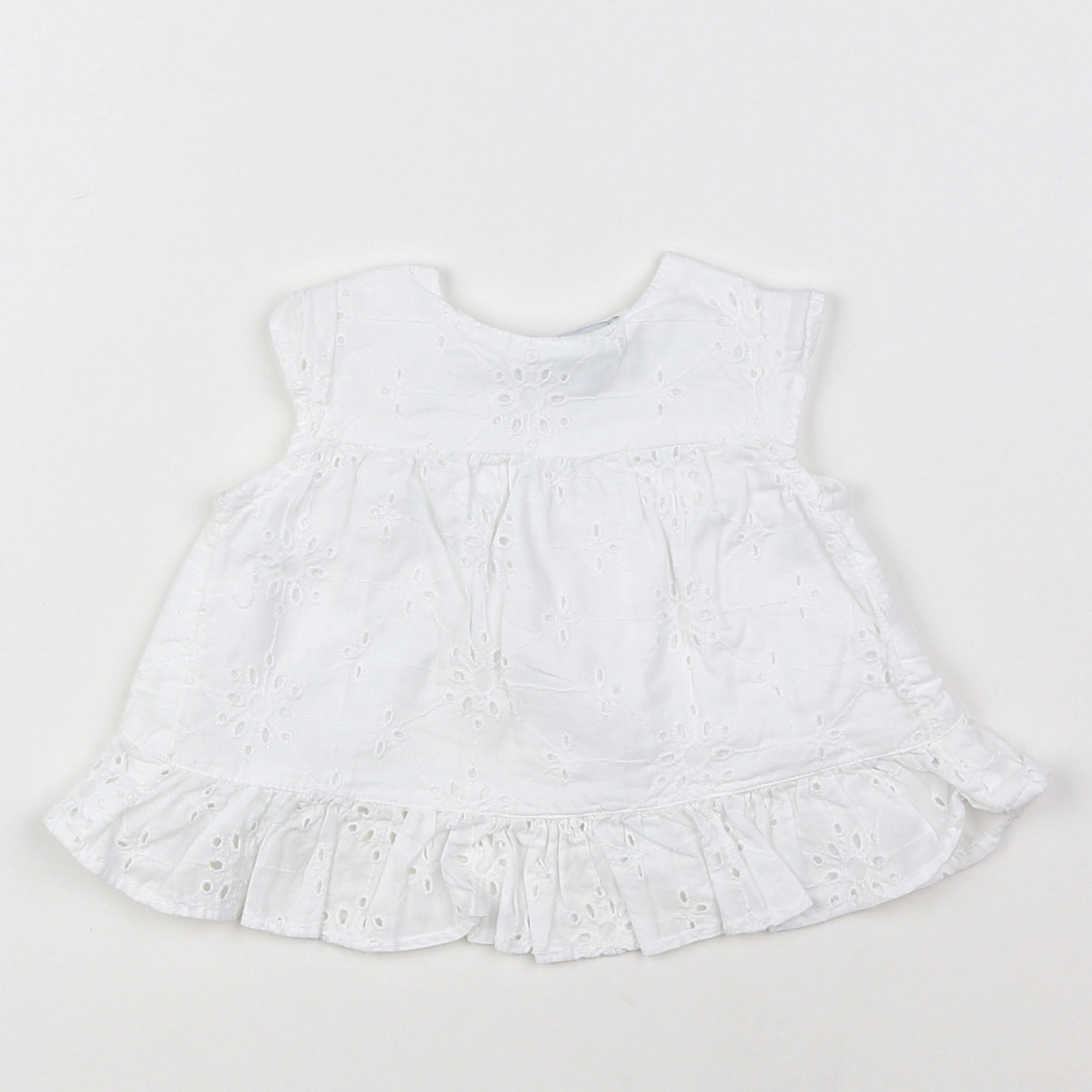 Vertbaudet - blouse blanc - 3 mois